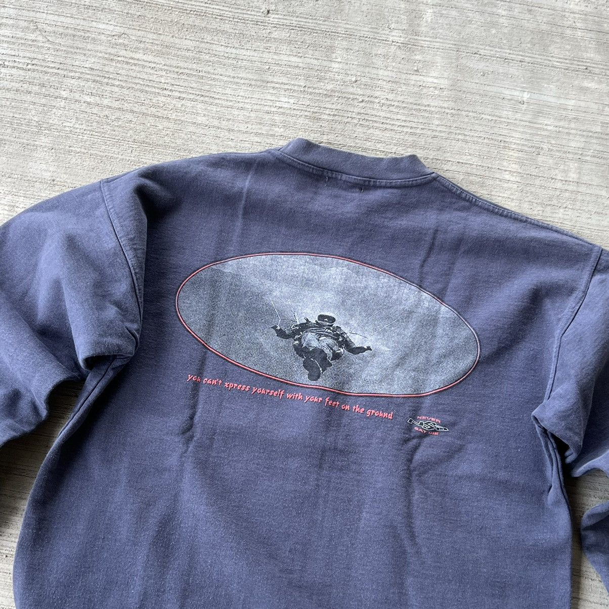 Band Tees Never Say Die Vintage Big Logo Sweater Sweatshirt Longsleeve Size US L / EU 52-54 / 3 - 1 Thumbnail