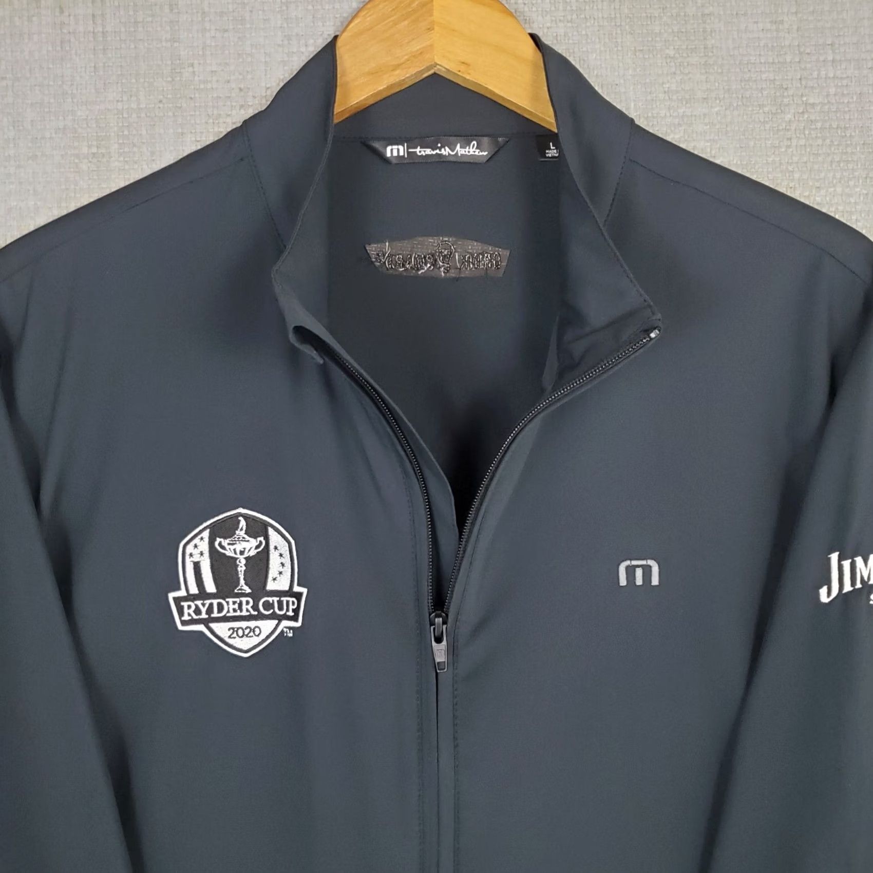 TravisMathew Travis Mathew Jacket Mens Full Zip Golf/Casual Black Large XS-.. Size US L / EU 52-54 / 3 - 2 Thumbnail
