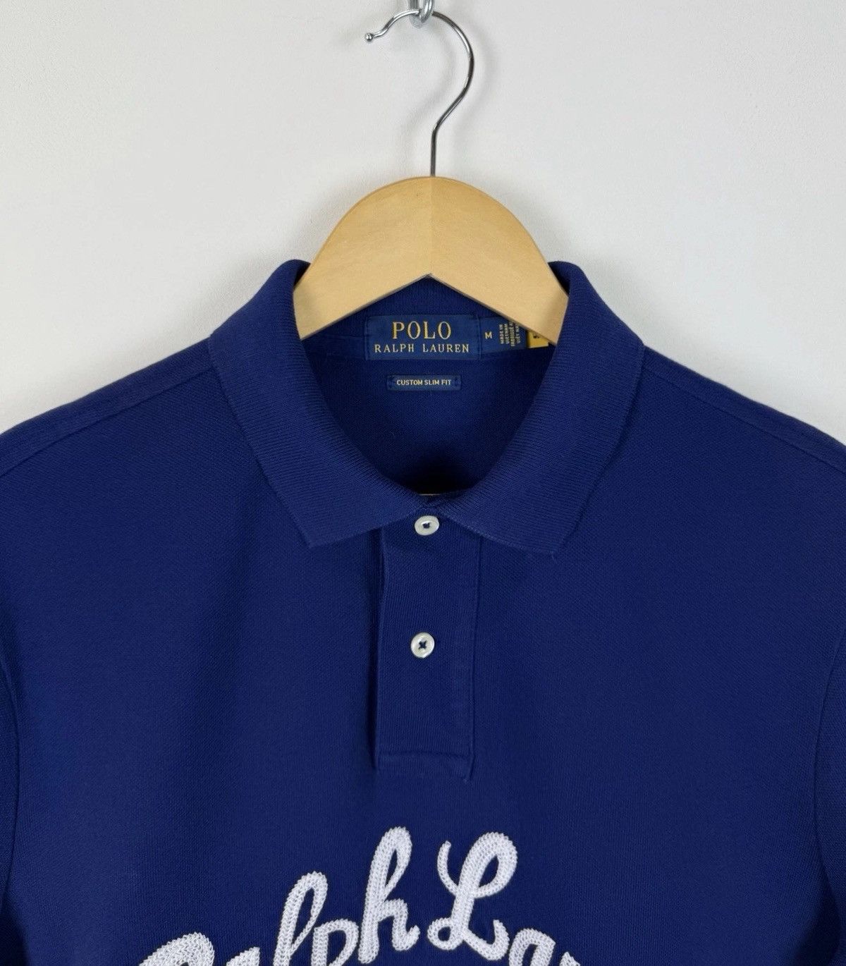 Polo Ralph Lauren Polo Ralph Lauren Team Polo Shirt Blue Short Sleeve Big Logo Size US M / EU 48-50 / 2 - 3 Thumbnail