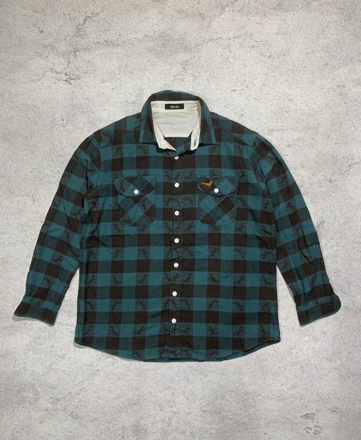 Issey Miyake × Ne-Net Vintage Net-Net shirts Size US XL / EU 56 / 4 - 1 Thumbnail