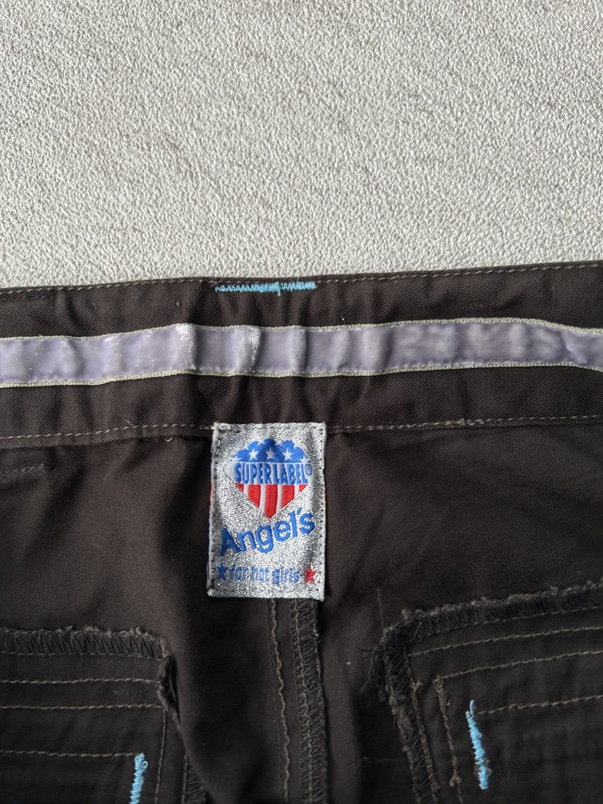 Angel Blue 2000s Angel Blue Multi Pocket Flared Pants Size US 30 / EU 46 - 6 Thumbnail
