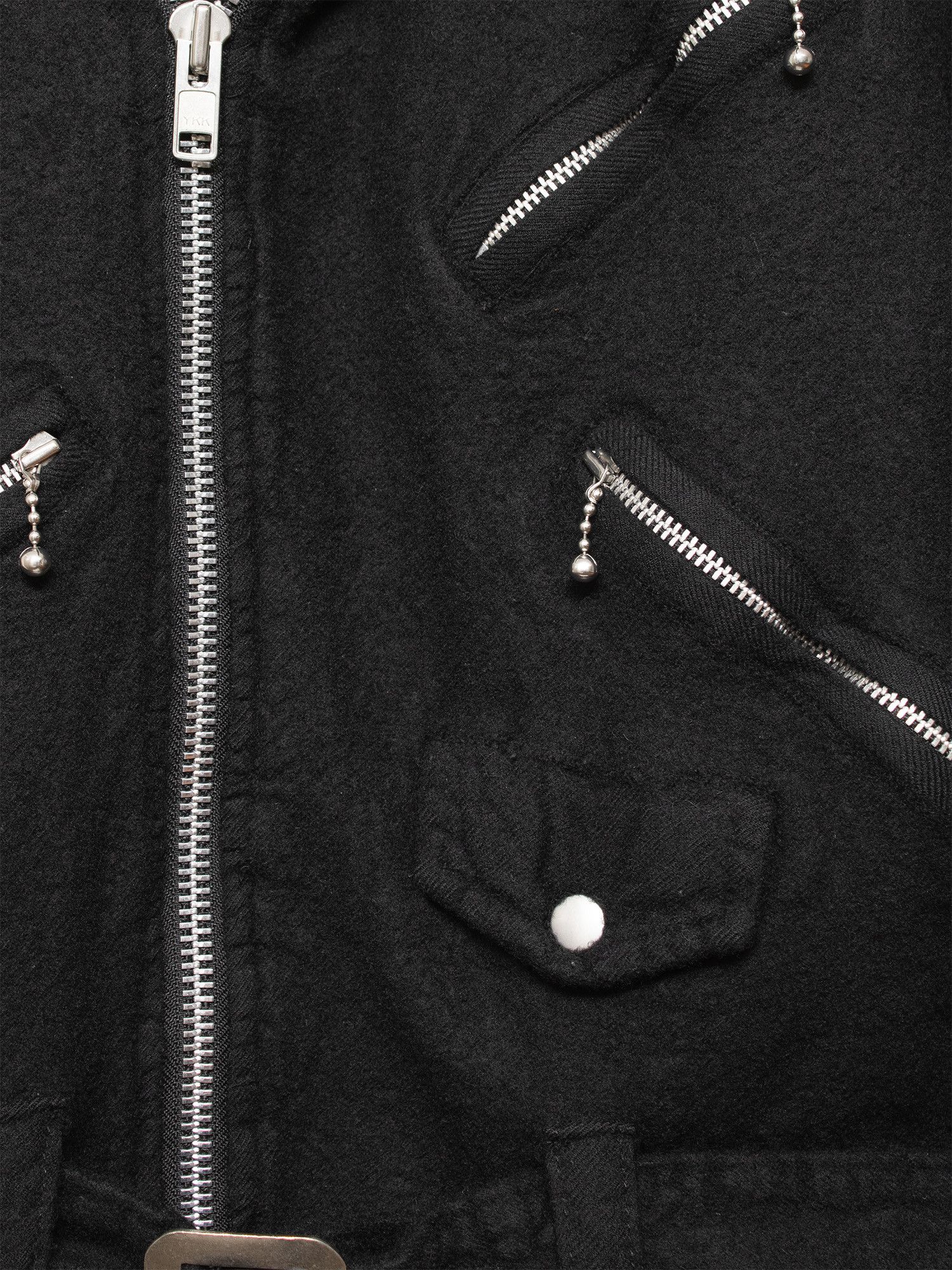 Junya Watanabe Junya Watanabe AW07 Felted Wool Biker Jacket Size US S / EU 44-46 / 1 - 8 Thumbnail