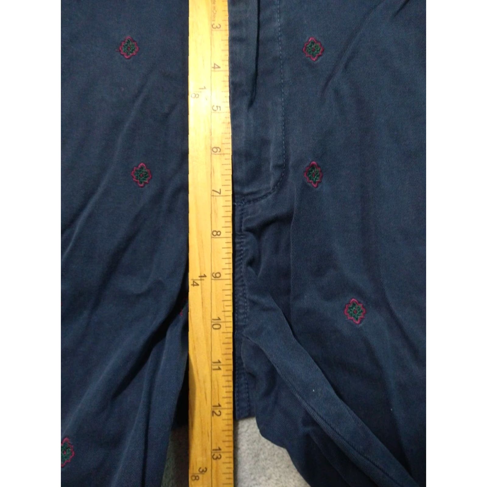 Brooks Brothers Brooks Brothers Shorts Mens 32 Navy Blue Chino Flat Front Southwest Mid Rise Casual Summer Spring Size US 32 / EU 48 - 4 Thumbnail