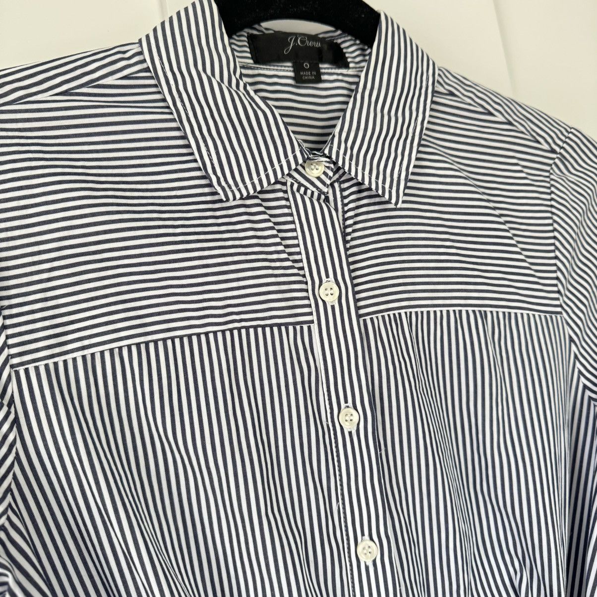 J.Crew J.Crew Maribou Stripe Shirt Dress (0) | NWOT Size XS / US 0-2 / IT 36-38 - 5 Thumbnail