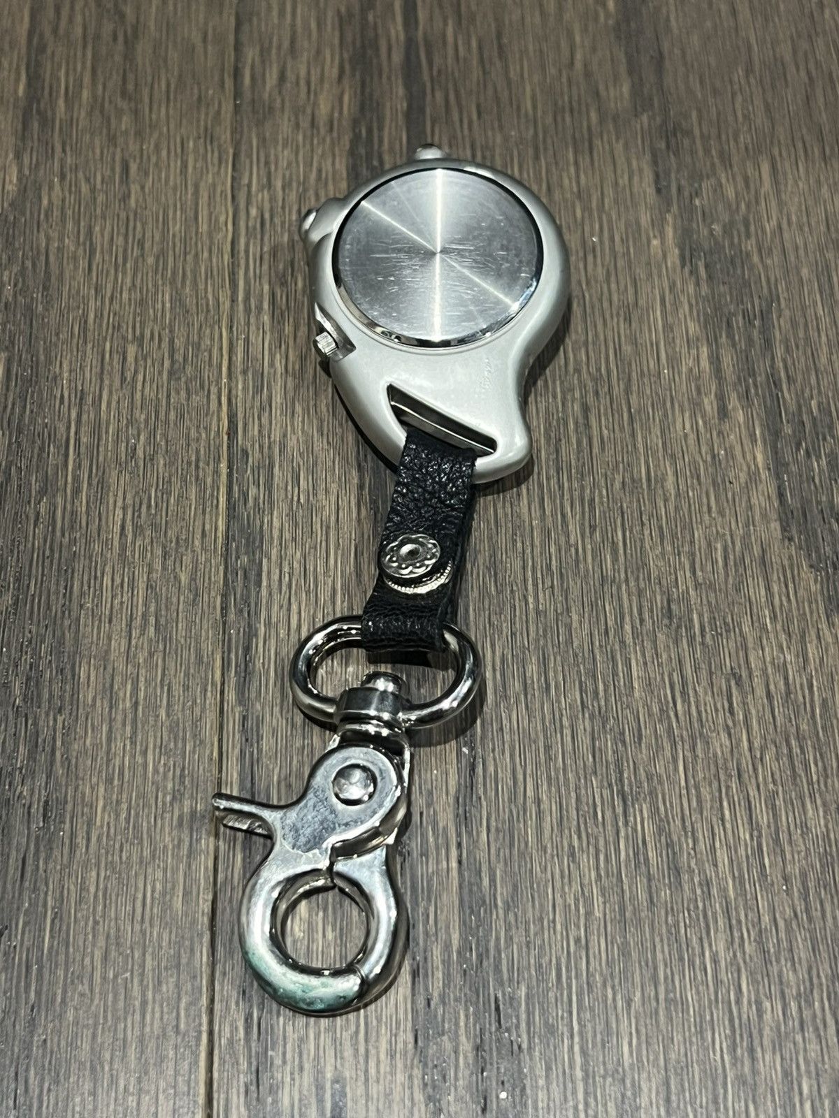 Calvin Klein Calvin Klein Silver Pocket Watch Keychain w/ Compass & LED Size ONE SIZE - 3 Thumbnail