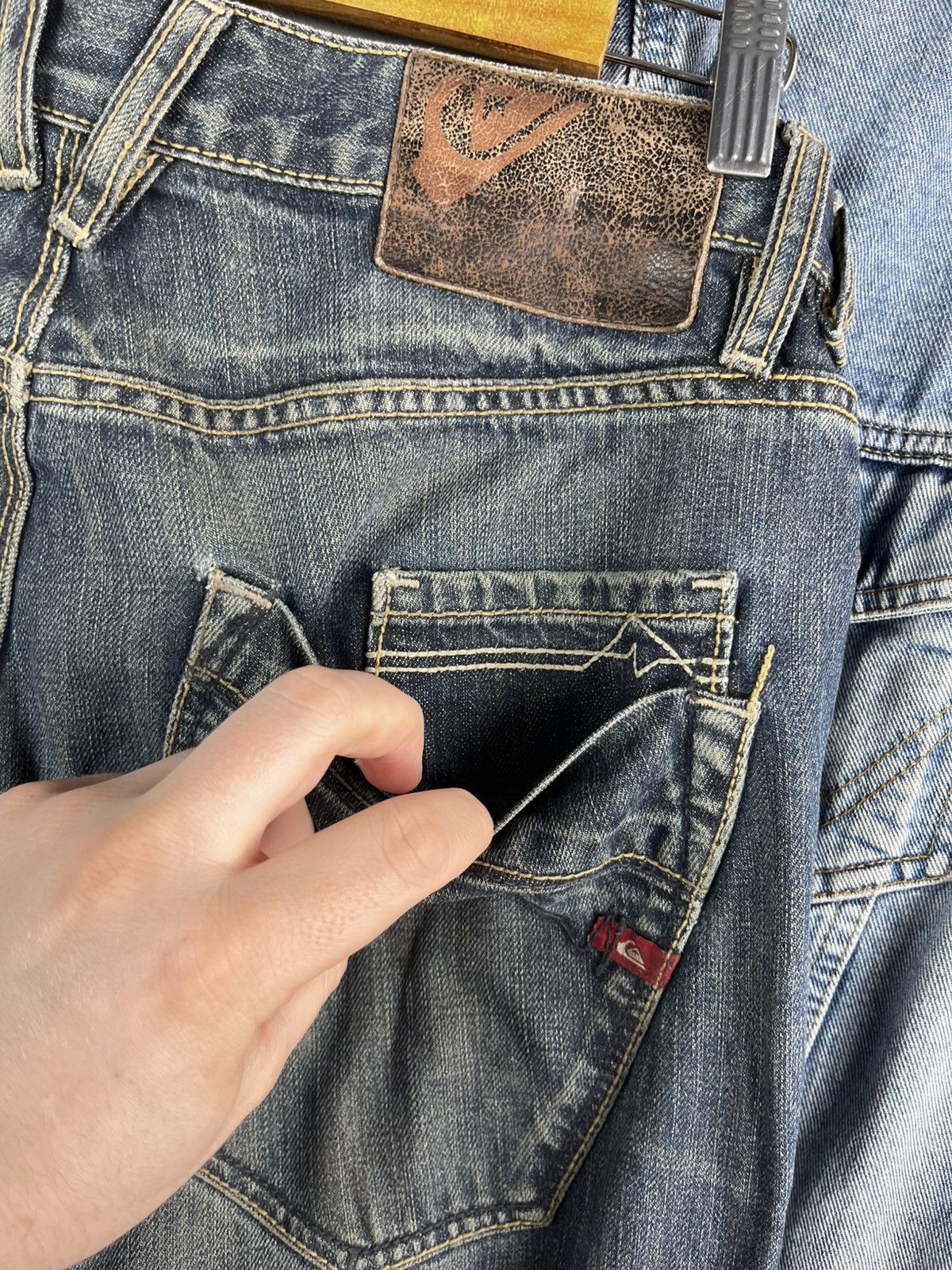 Quiksilver Quiksilver denim pants vintage 90s Size US 33 - 16 Thumbnail