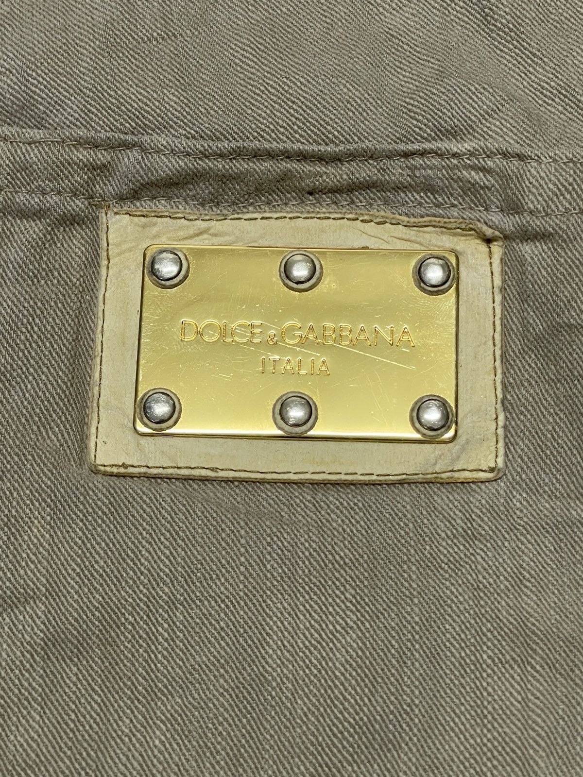 Dolce & Gabbana × Italic × Vintage Dolce & Gabbana Straight Made in Italy Vintage Size US 35 - 19 Thumbnail