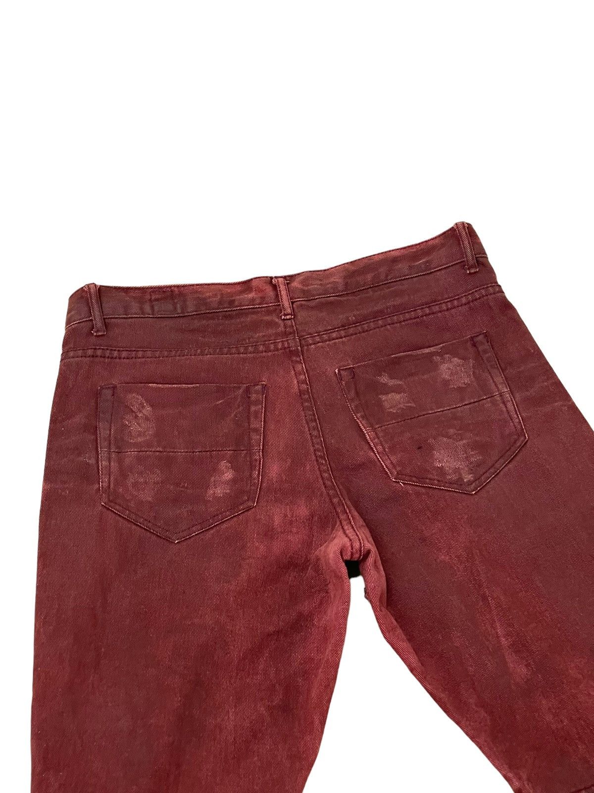 Japanese Brand Hagi Jeans Semantic Design Biker Cropp Regular Straight 8🟦0 Size US 33 - 18 Thumbnail