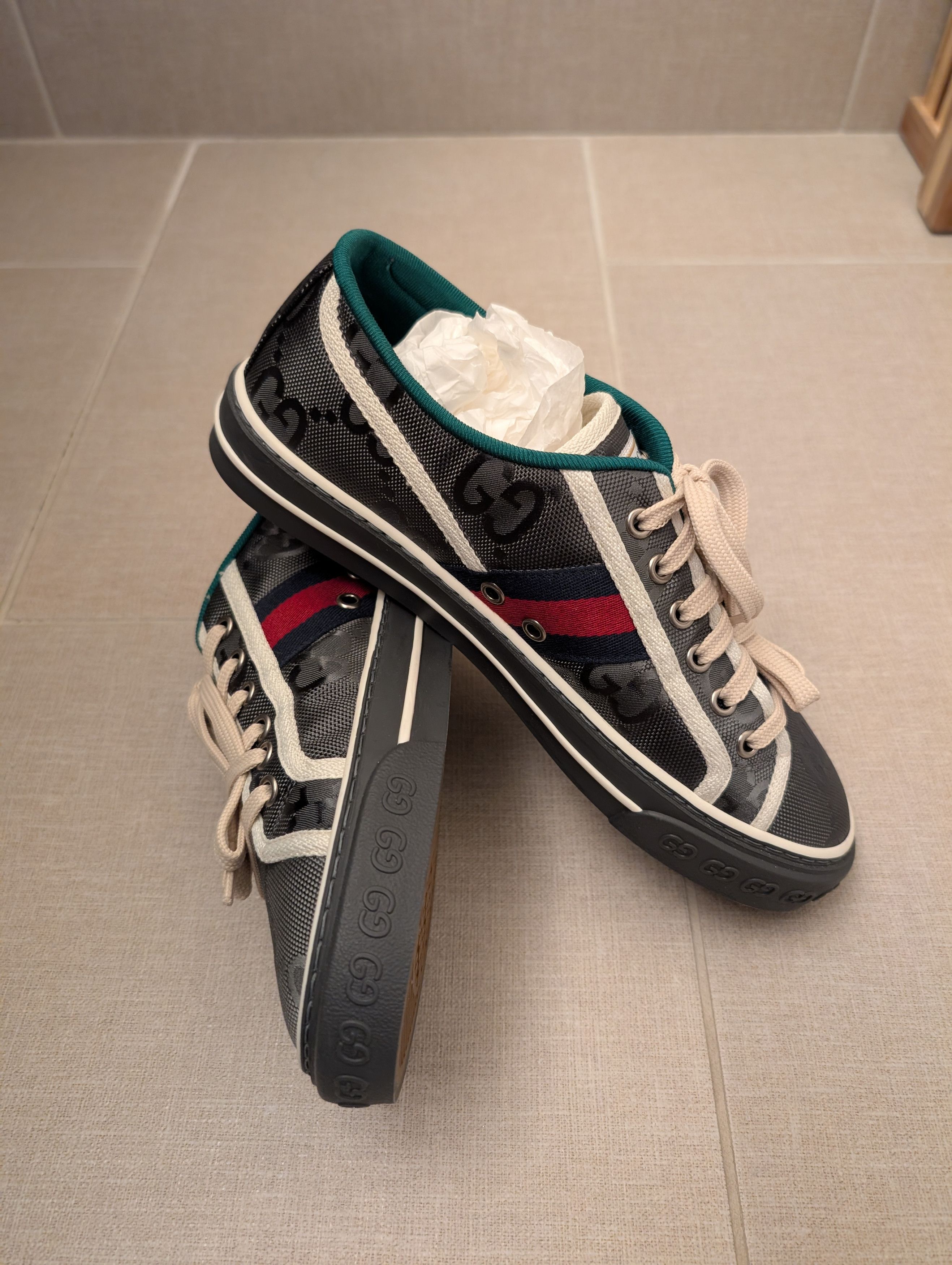 Gucci Gucci Off The Grid Tennis 1977 Low 'Grey' - Size 5M Size US 7 / EU 40 - 1 Thumbnail
