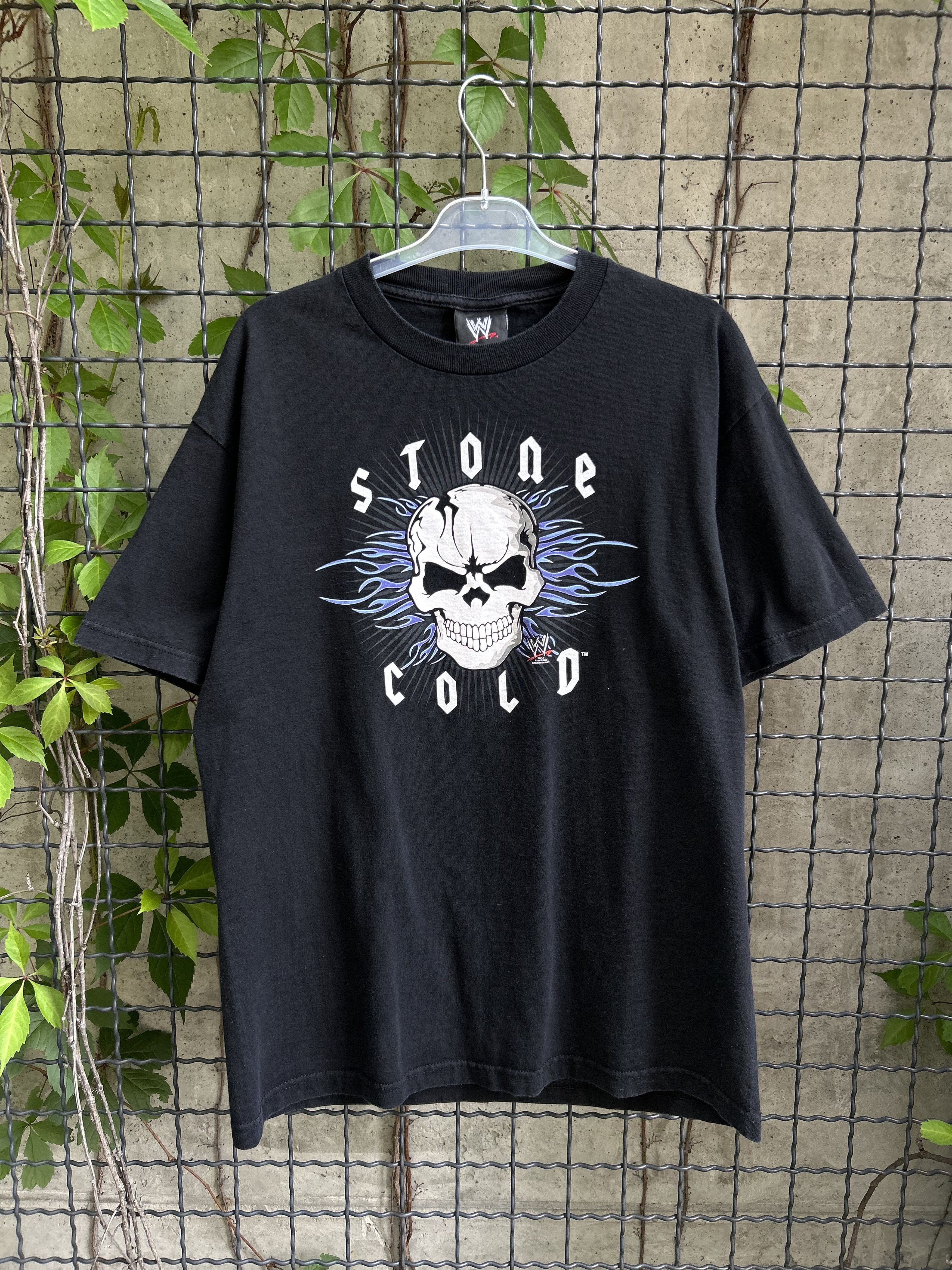 WWE Vintage 2002 Stone Cold WWE Wrestling T-shirt Size US L / EU 52-54 / 3 - 1 Thumbnail