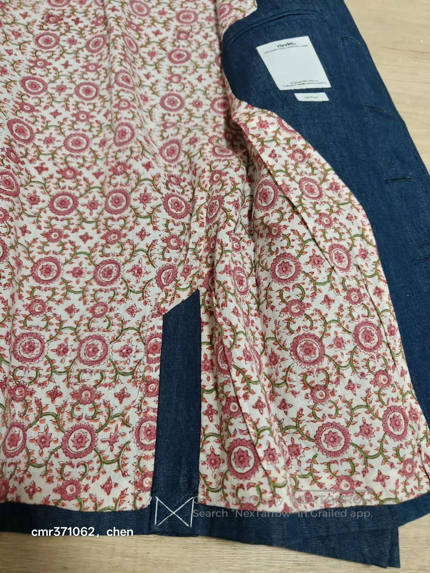 Visvim Blue Denim Jacket with Decorative Buttons . Size US S / EU 44-46 / 1 - 6 Thumbnail