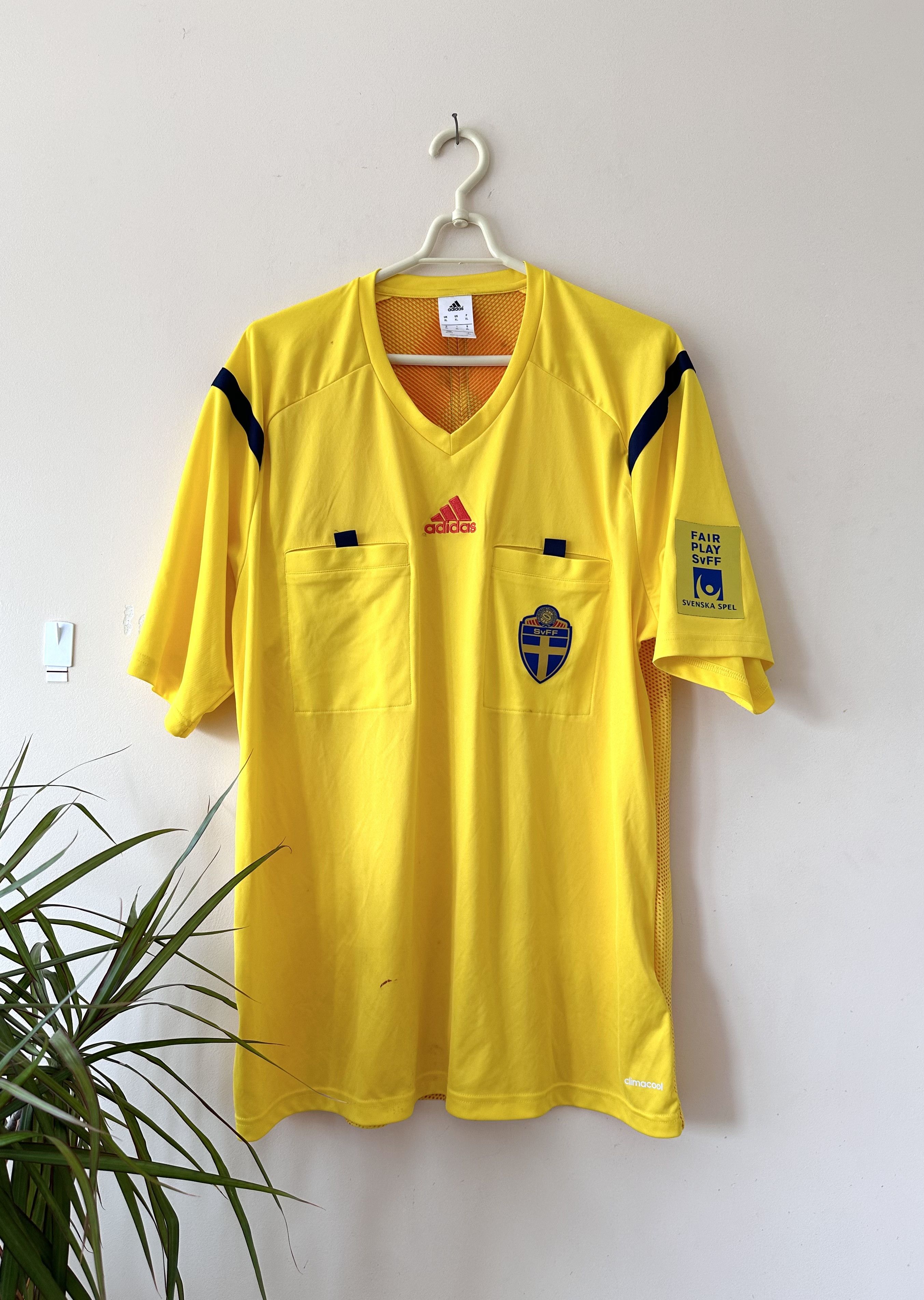 Adidas × Vintage Adidas SvFF Sweden football jersey tee tricot Size US XL / EU 56 / 4 - 1 Thumbnail