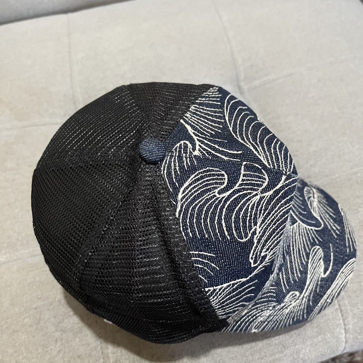 RMC Jeans RMC Japan Tsunami Wave Denim Mesh Cap Size ONE SIZE - 15 Thumbnail