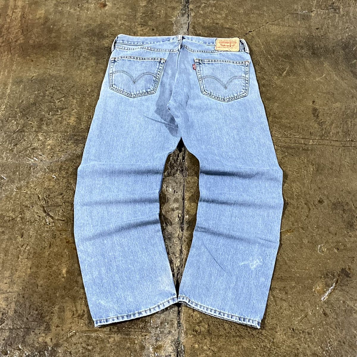 Levi's × Vintage Crazy Vintage Y2K Levi's 505 Faded Essential Skater Jeans Size US 32 / EU 48 - 1 Thumbnail