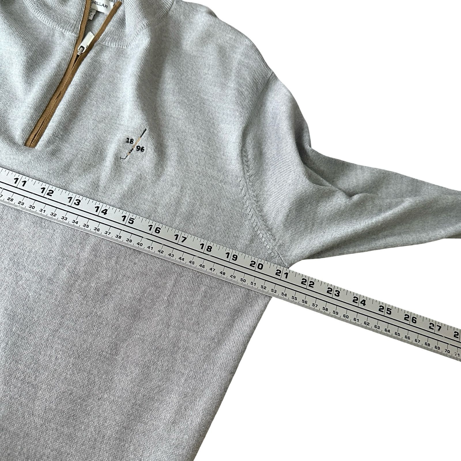 Peter Millar Peter Millar Sweater Men M Gray Golf Course Merino Lyocell Size US M / EU 48-50 / 2 - 8 Thumbnail
