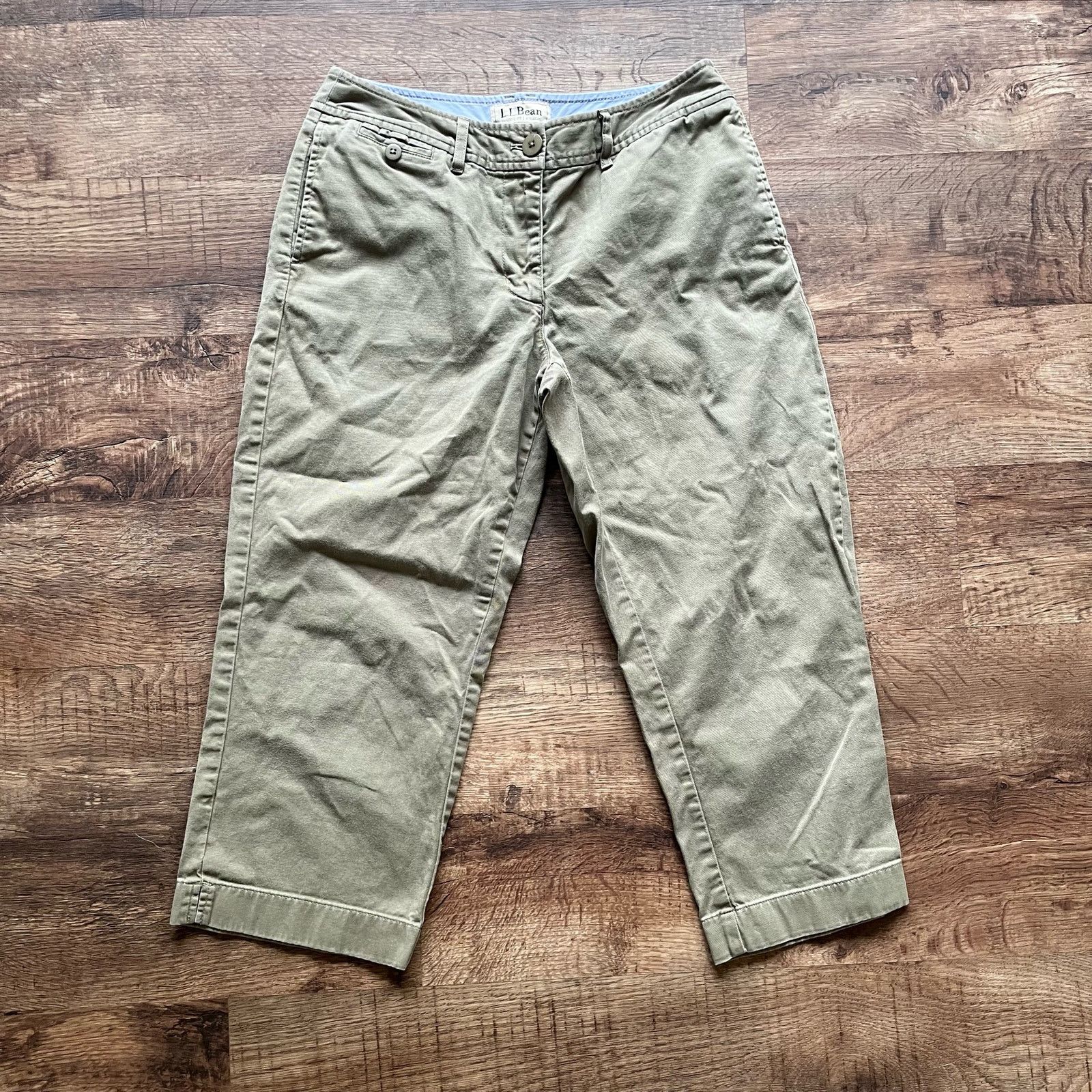 L.L. Bean L.L. Bean Favorite Fit Straight Pants Women 8 Regular Size 30" / US 8 / IT 44 - 1 Thumbnail