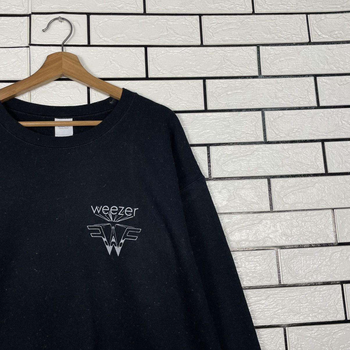Japanese Brand Weezer Crewneck Sweatshirt Size US L / EU 52-54 / 3 - 5 Thumbnail