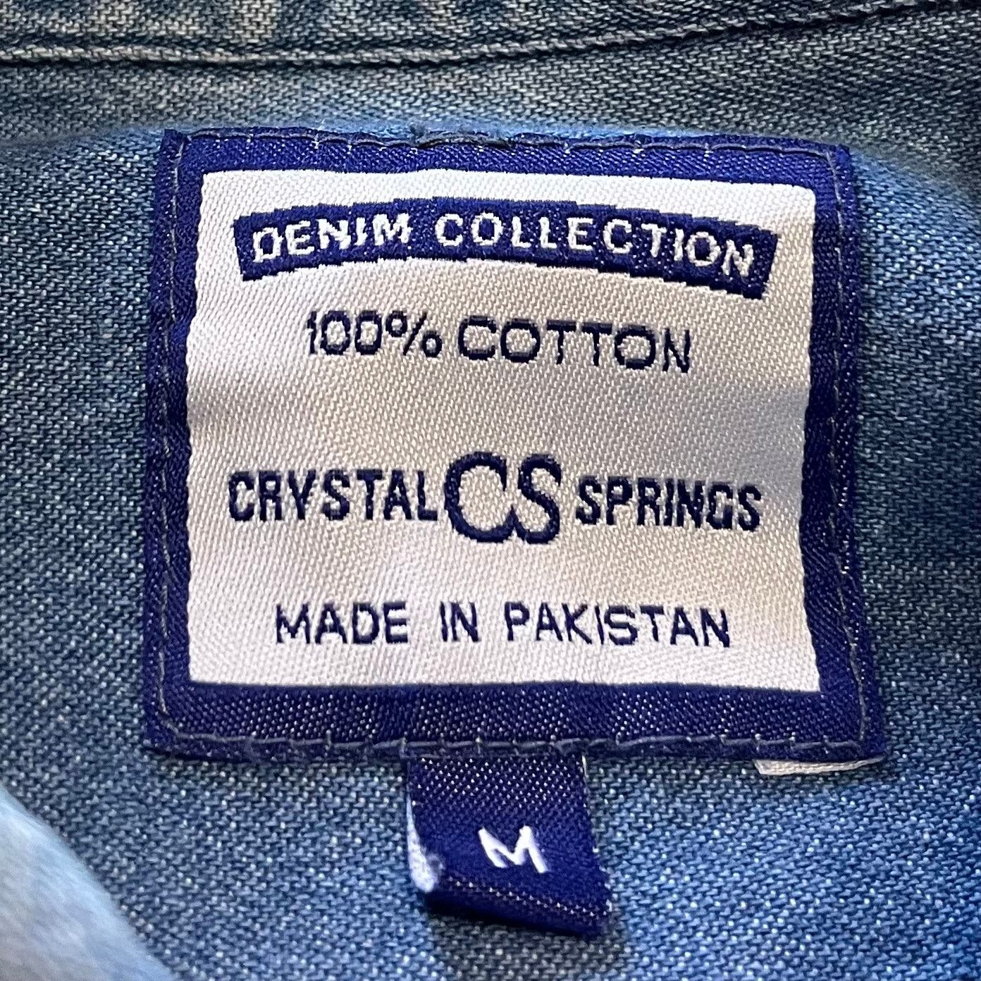 Other Vintage Crystal Springs UAB Blazer Medium Washed Denim Large Size US L / EU 52-54 / 3 - 3 Thumbnail