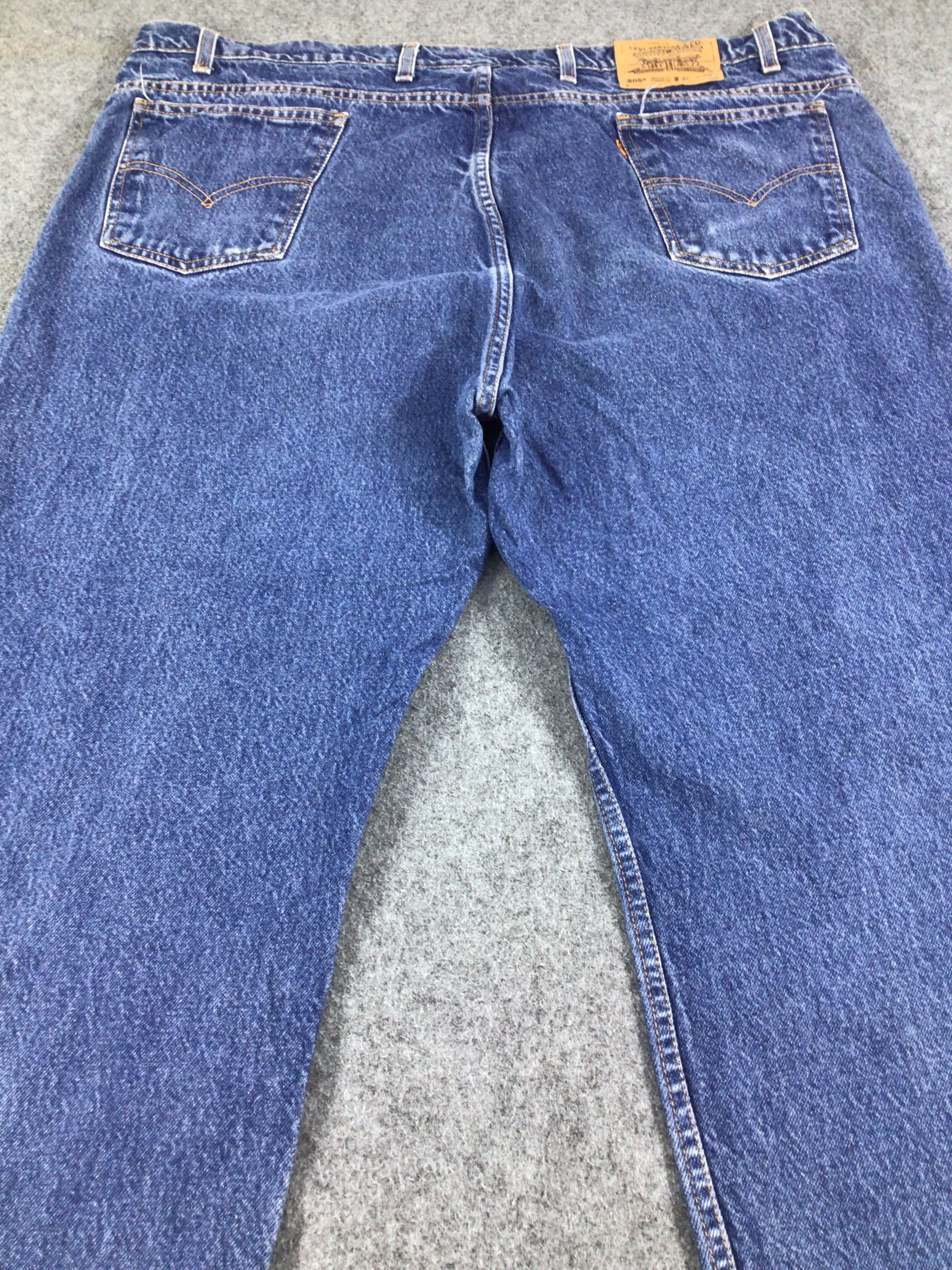 Levi's Vintage Levis 505 Orange Tab Jeans -J847 Size US 44 / EU 60 - 3 Thumbnail