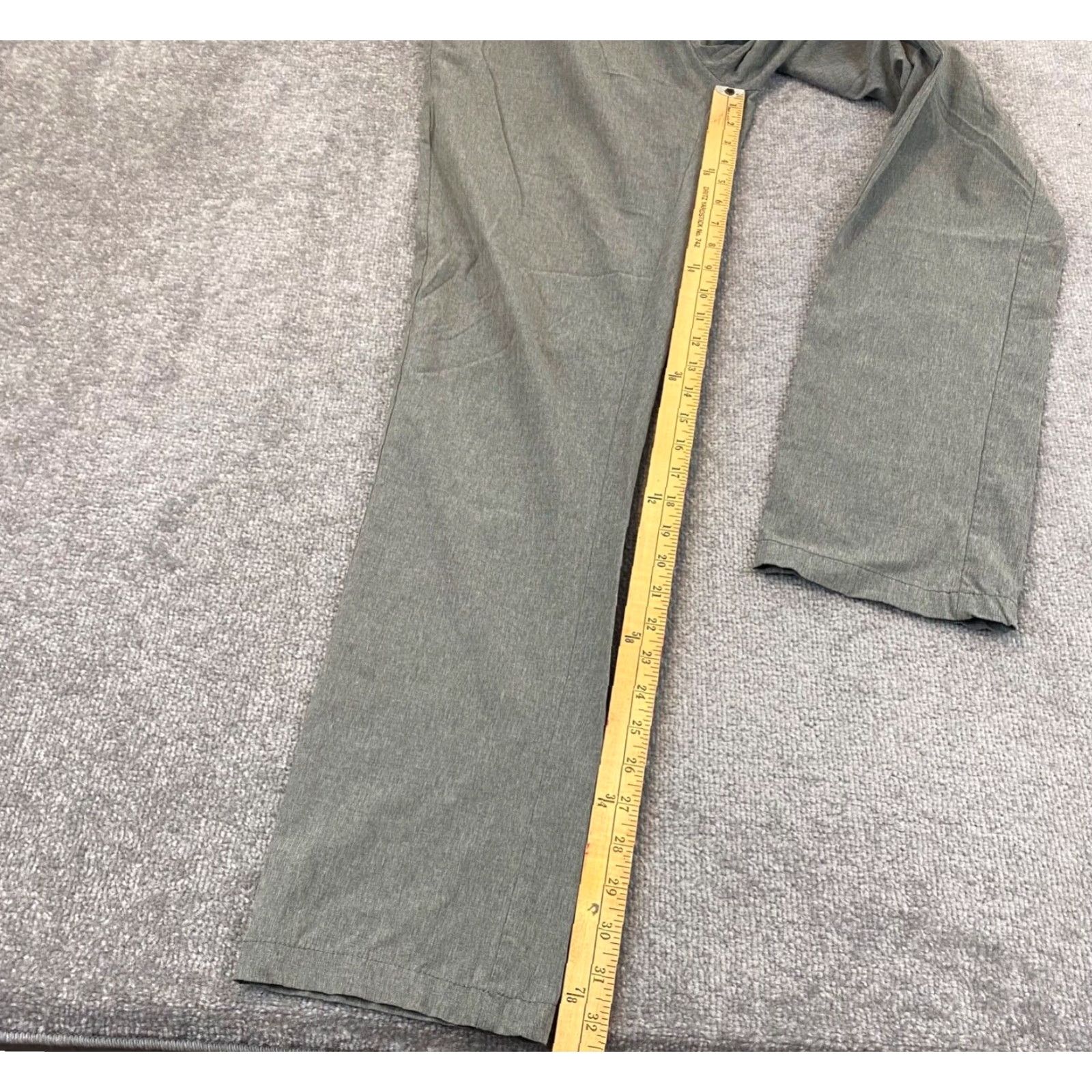 Vintage Linksoul Pants Mens 34x33 Gray Khaki Straight Leg Performance Stretch Golf 52582 Size US 34 / EU 50 - 4 Thumbnail