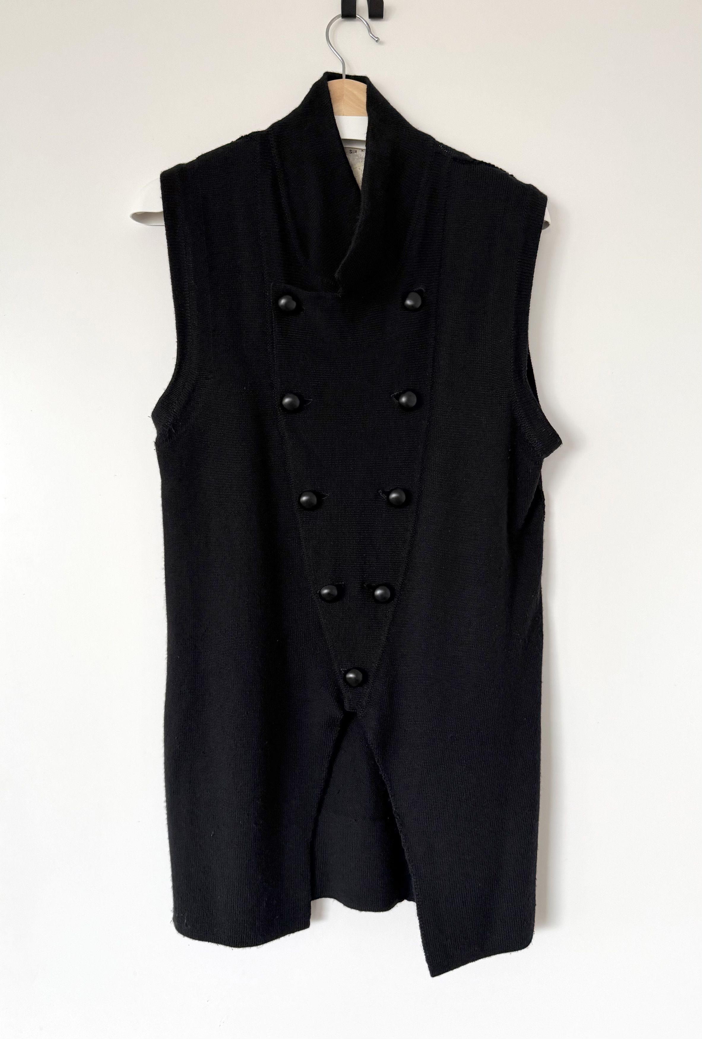 Ann Demeulemeester wool vest, tagged S, fits oversized Size US S / EU 44-46 / 1 - 1 Thumbnail