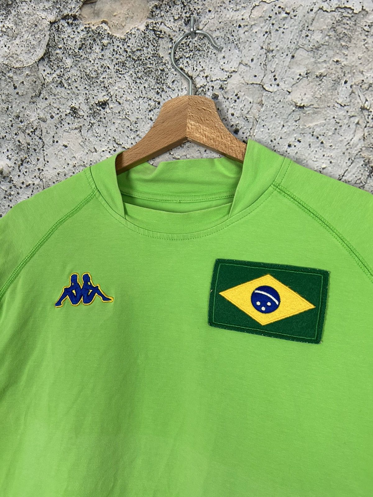 Kappa Vintage Kappa Brazil 90s Jersey Tank Top Sportswear Rare Size US M / EU 48-50 / 2 - 3 Thumbnail