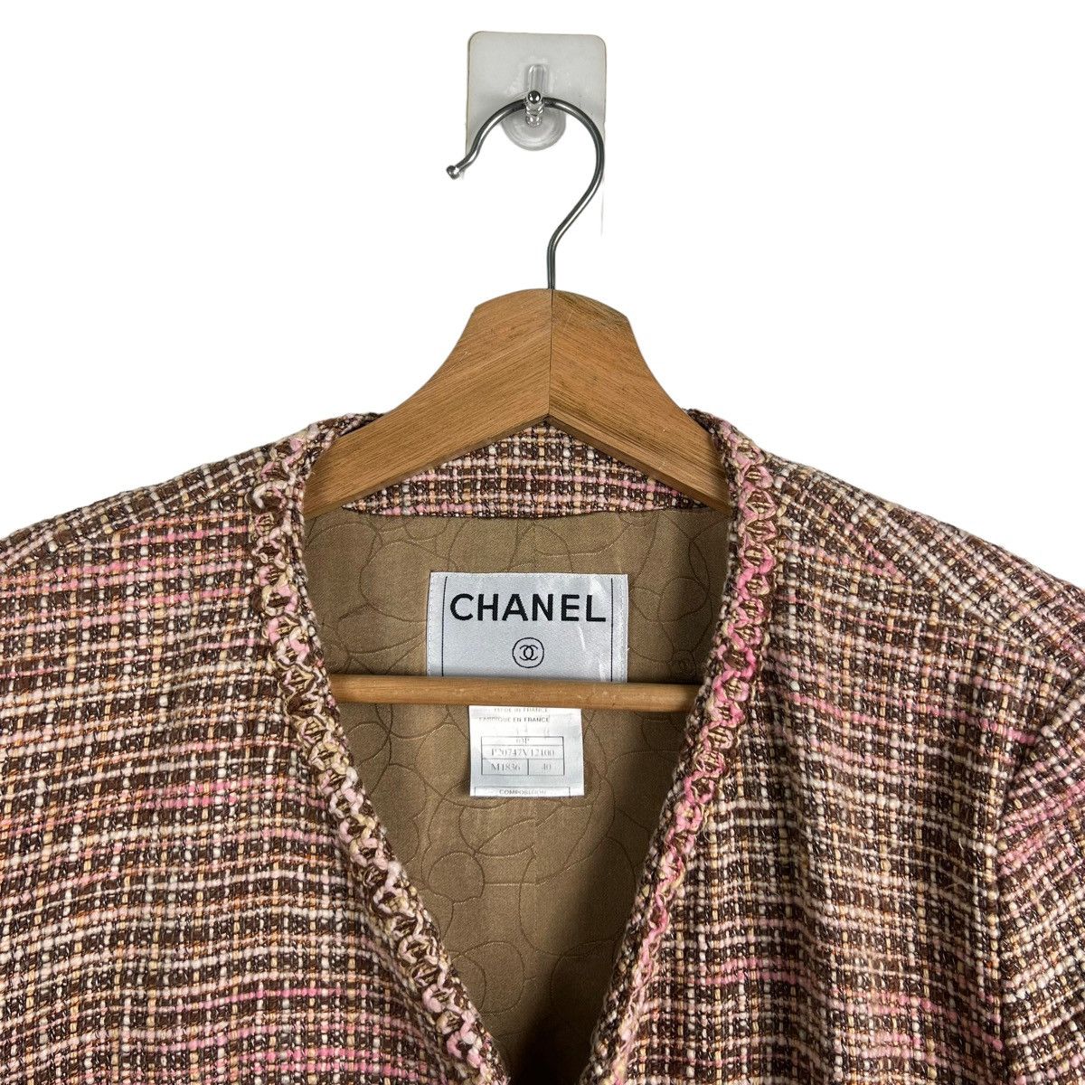 Chanel 🔥VINTAGE CHANEL TWEED JACKETS Size S / US 4 / IT 40 - 4 Thumbnail