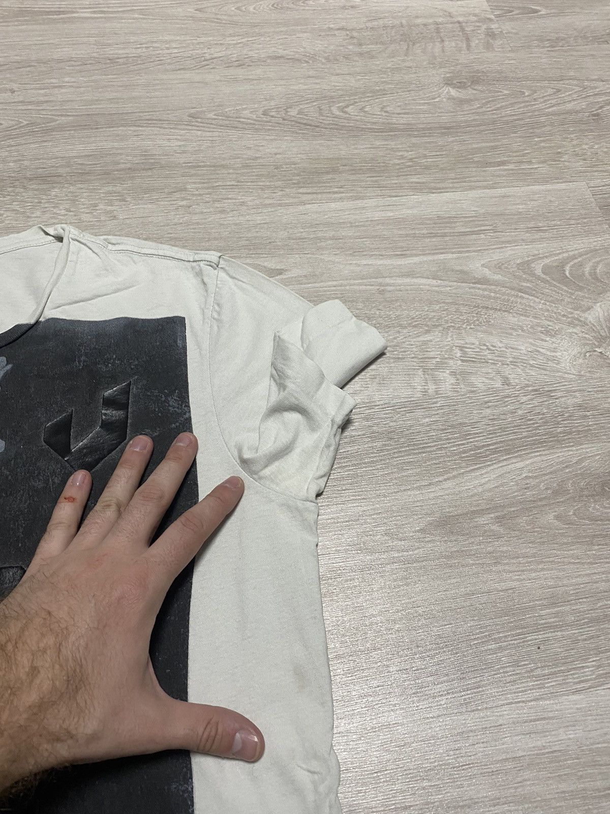 Allsaints Allsaints T-Shirt big logo leather logo made in Portugal Size US S / EU 44-46 / 1 - 6 Thumbnail