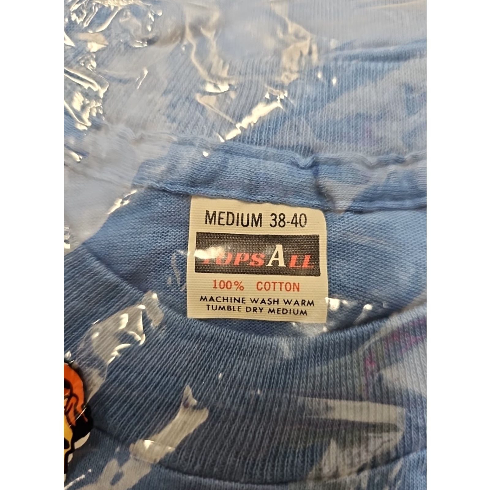 Vintage VINTAGE NOS sealed blue pocket shirt Woolworth large Medium T-Shirt Men 60s Pockets M Blue Mens Size US M / EU 48-50 / 2 - 2 Thumbnail