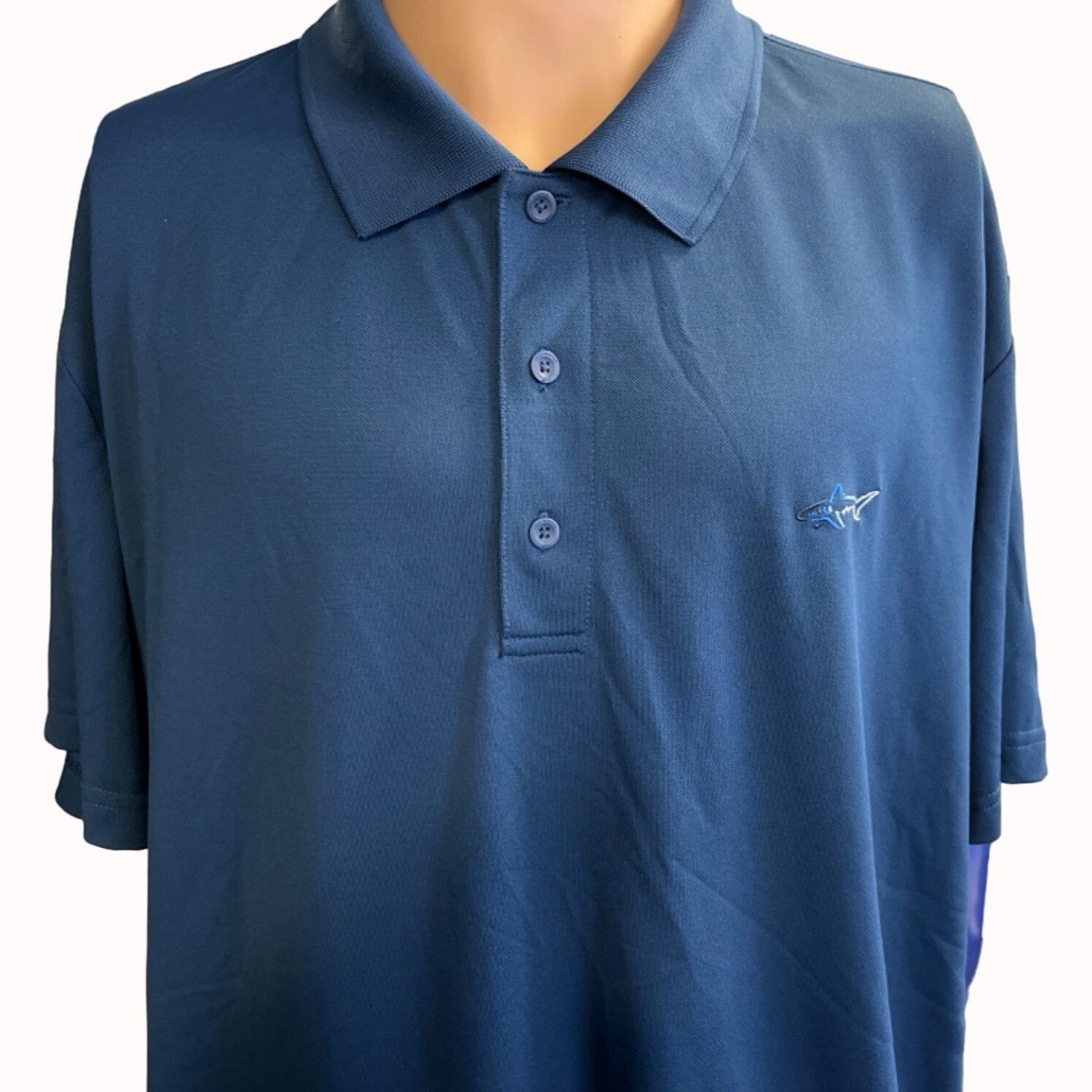 Greg Norman Greg Norman Men's Blue Golf Shirt/Polo Size XXL SKU 5091 Size US XXL / EU 58 / 5 - 3 Thumbnail