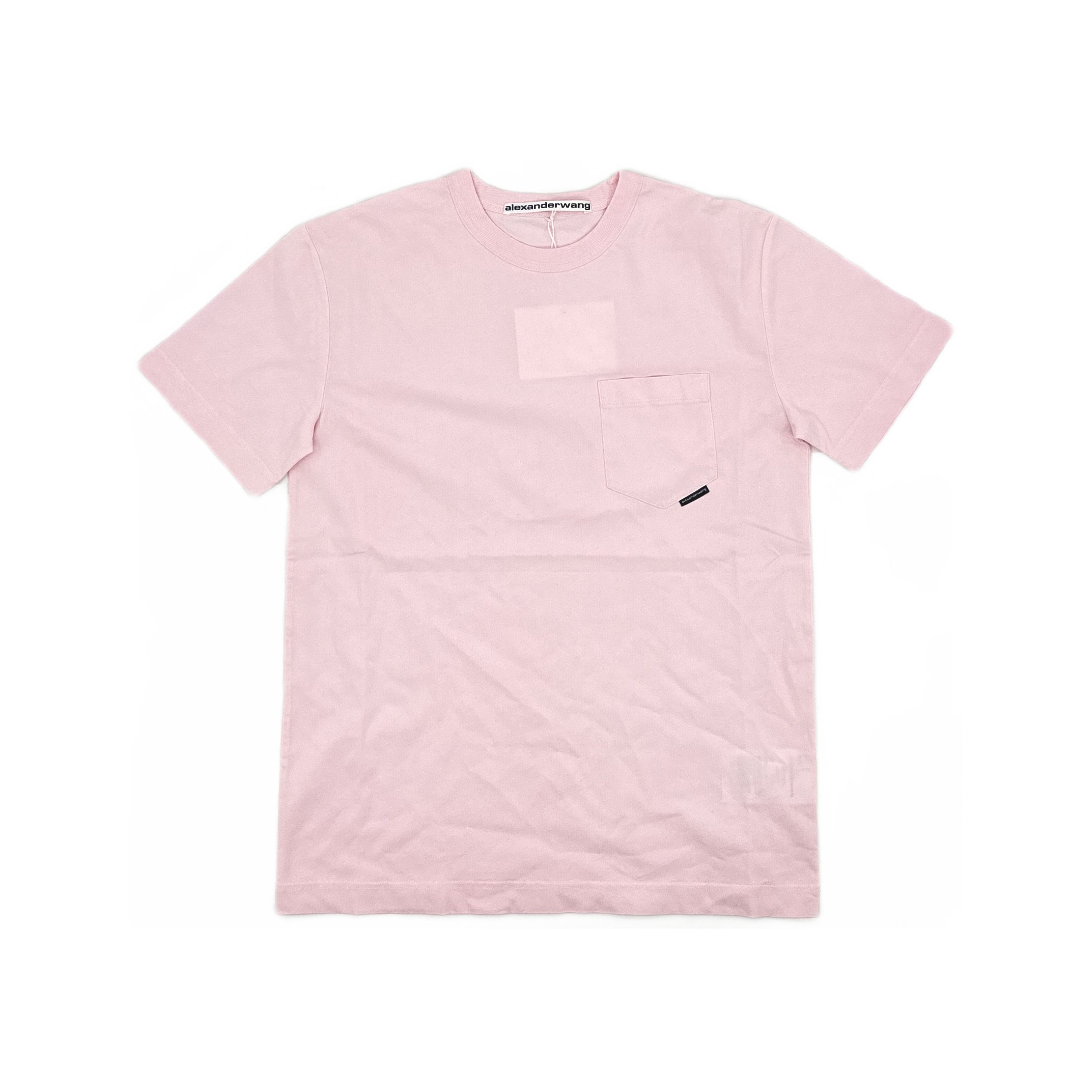 Alexander Wang Alexander Wang Pink Cotton Short Sleeve T-Shirt Size XS Size US XS / EU 42 / 0 - 1 Thumbnail