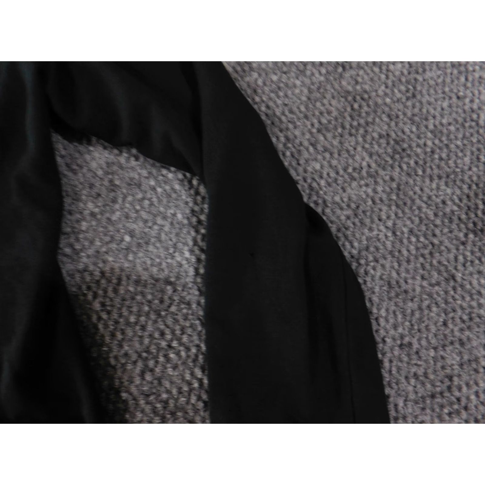J. Jill J. Jill Jacket Womens Medium Black Knit Zip Regular Fit Basic Jacket Casual Fall Spring Stretch Size M / US 6-8 / IT 42-44 - 4 Thumbnail