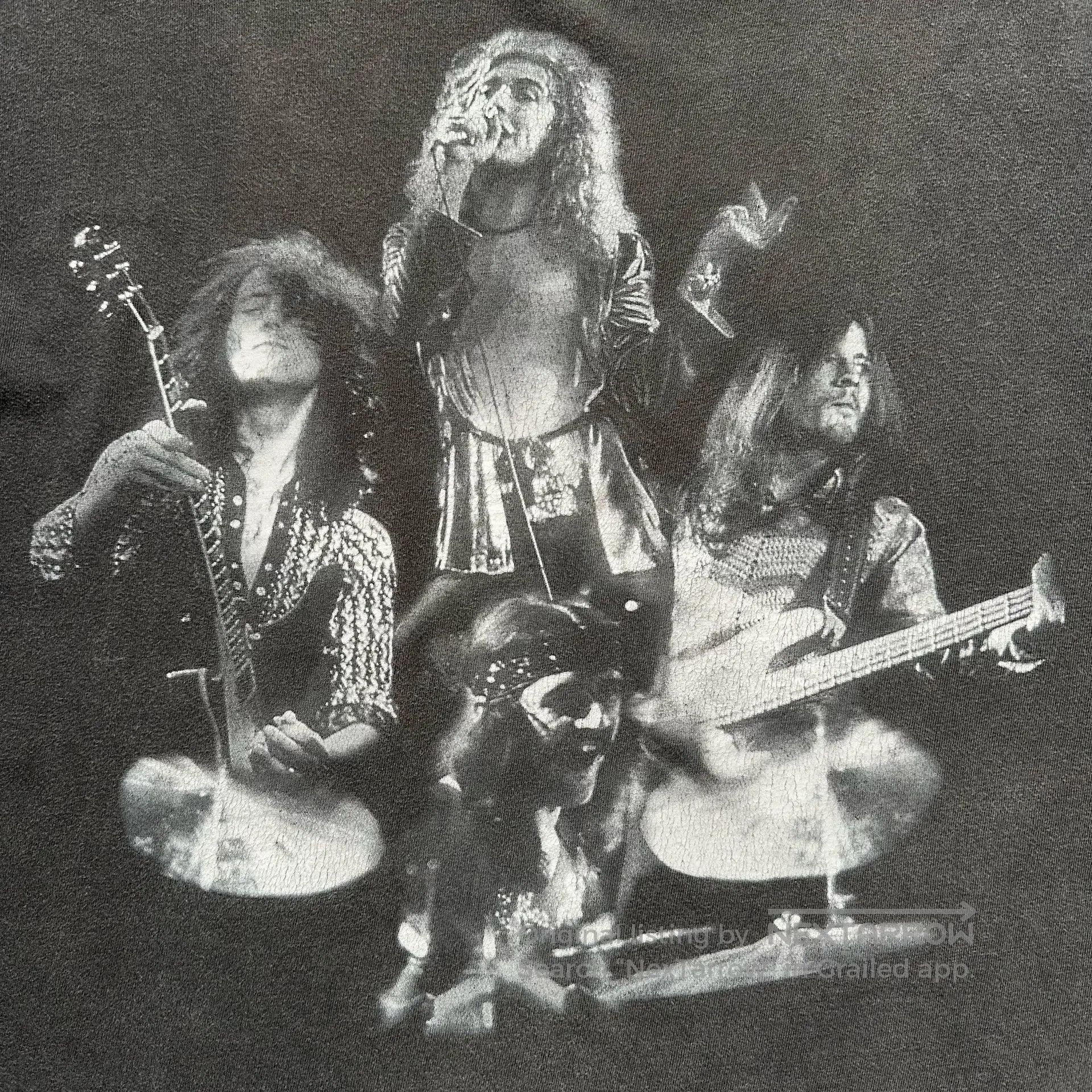 Vintage Vintage 1990s Led Zeppelin Fade Tee. Size US M / EU 48-50 / 2 - 4 Thumbnail