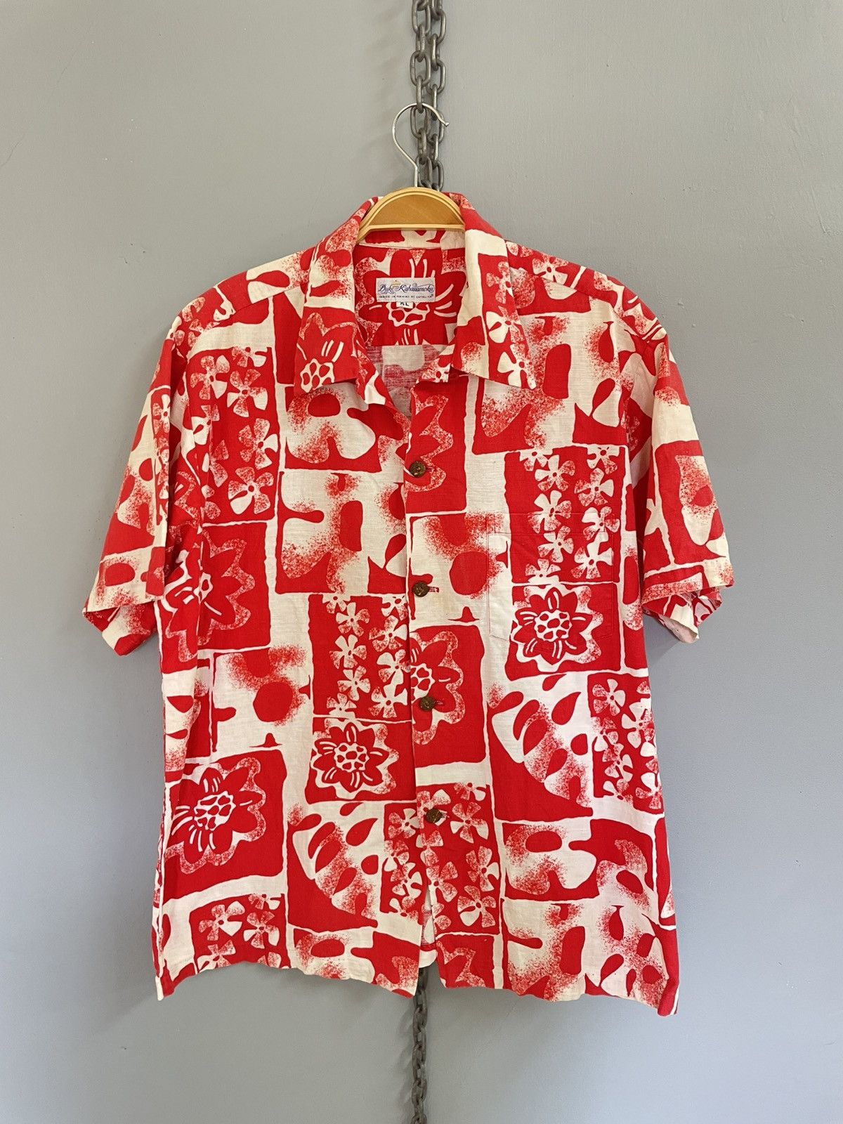 Duke Kahanamoku Vintage 60s Hawaiian shirt Size US XL / EU 56 / 4 - 1 Thumbnail