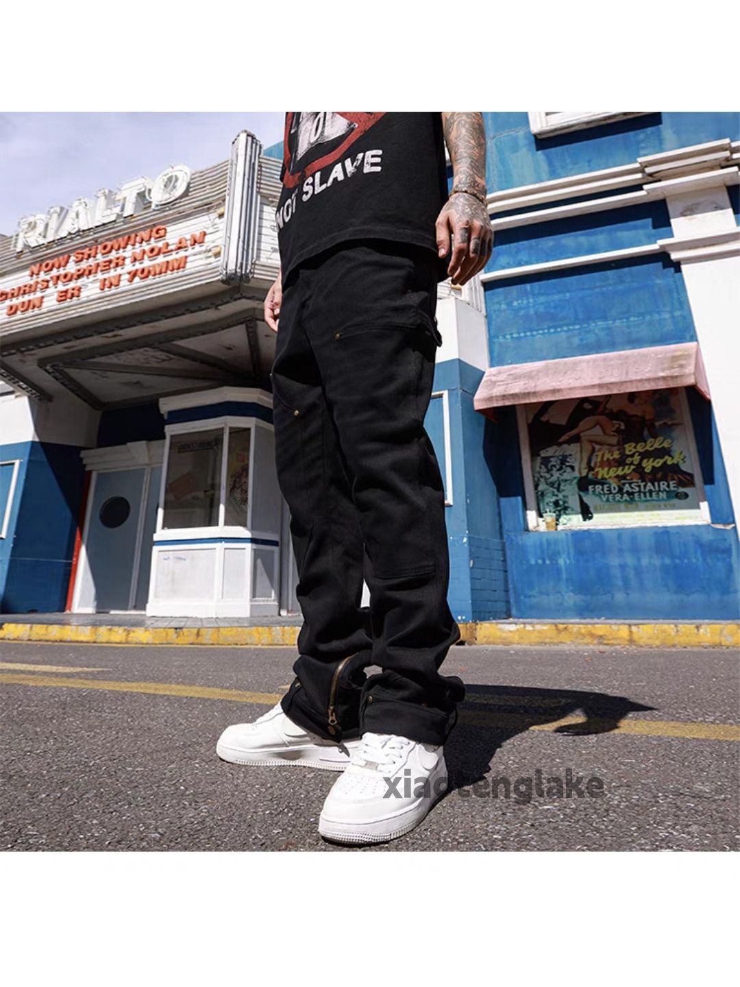 Designer × Japanese Brand × Vintage utility skate hiphop punk carpenter bootcut pants Size US 36 / EU 52 - 2 Thumbnail