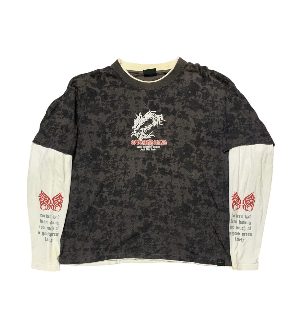 Affliction Over Head California Acid Washed Affliction Longsleeve Size US M / EU 48-50 / 2 - 1 Thumbnail