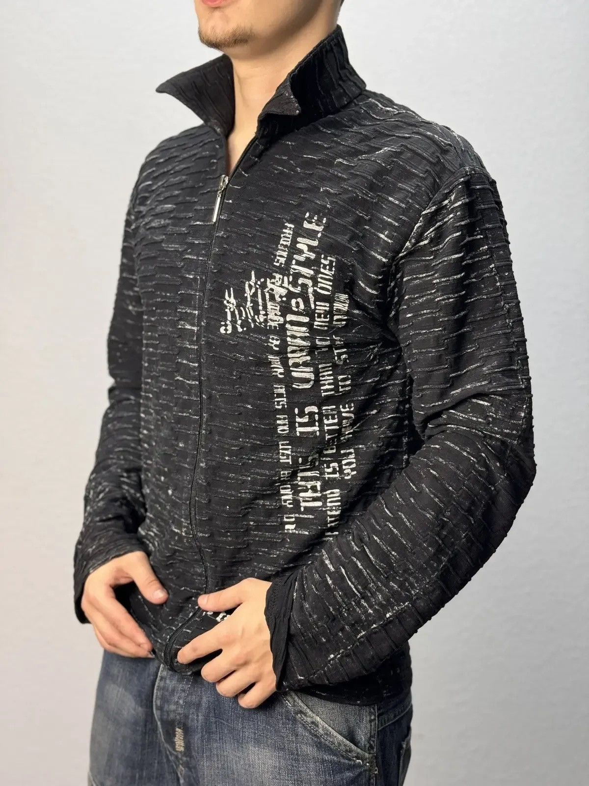 Designer × Vintage VINTAGE SWEATER AVANT GARDE IF SIX WAS NINE STYLE GOTHIC Size US L / EU 52-54 / 3 - 10 Thumbnail