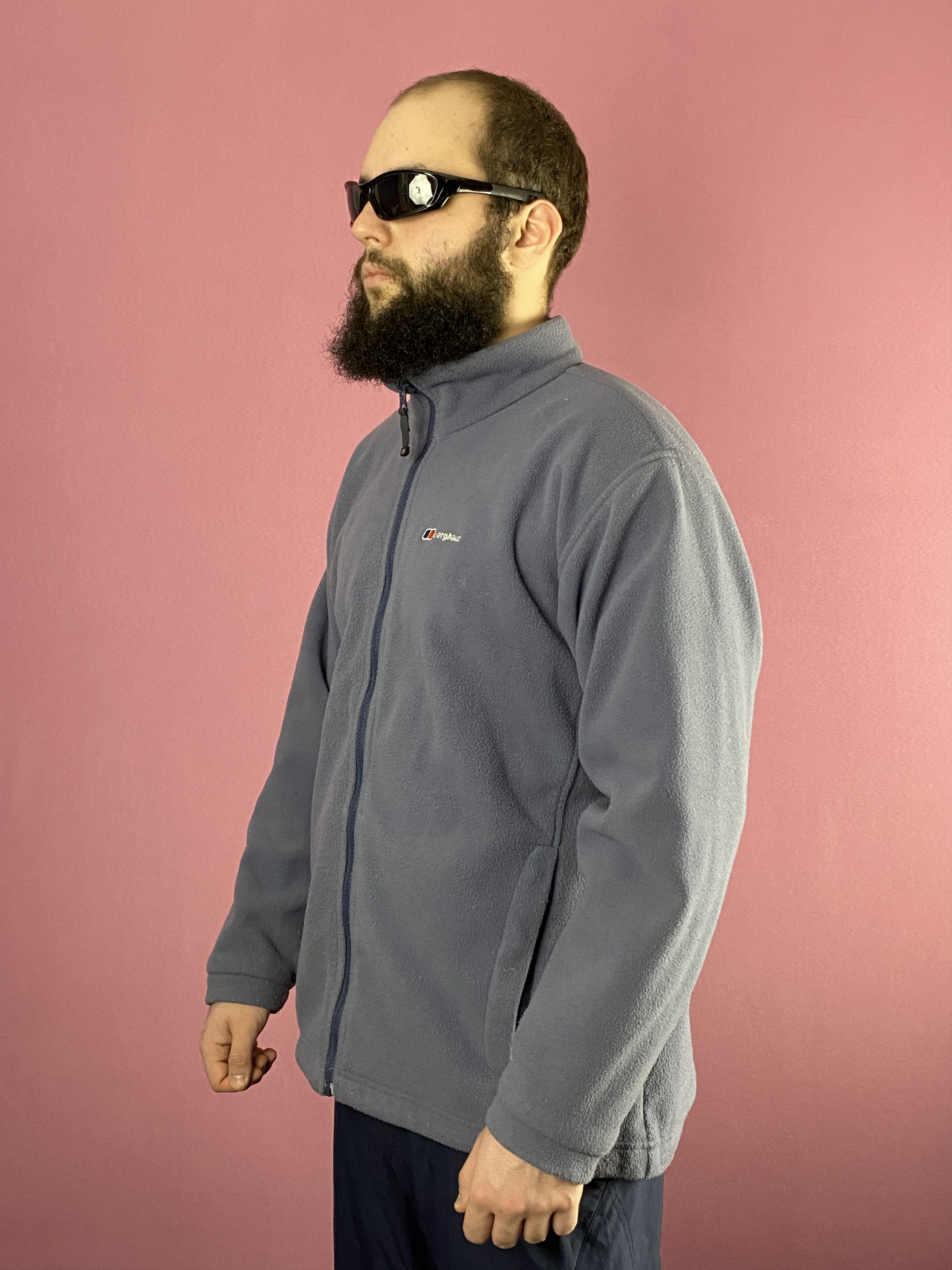 Berghaus × Vintage Berghaus Vintage Men's Full Zip Fleece Jacket - L Size US L / EU 52-54 / 3 - 3 Thumbnail