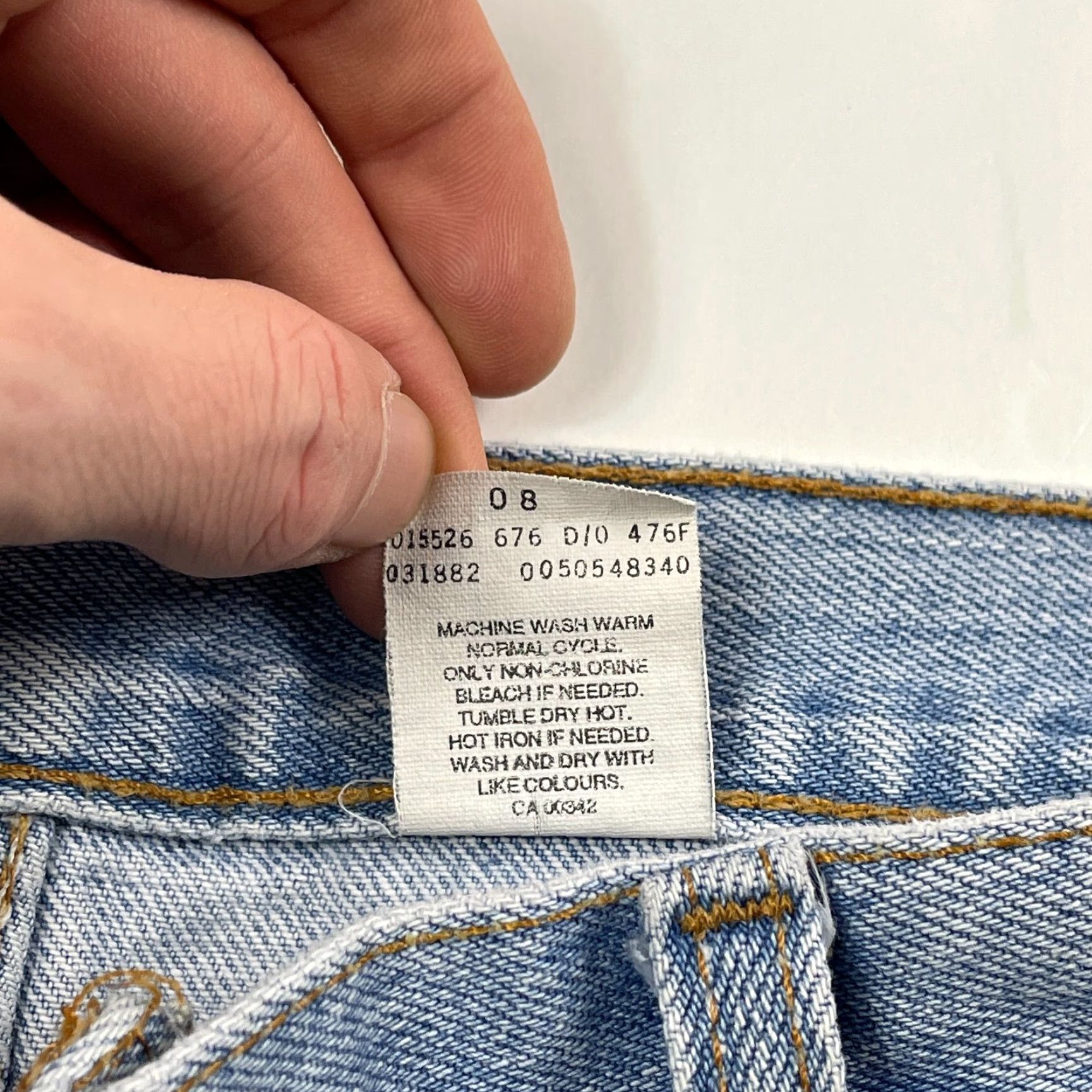 Levi's VINTAGE Levi's 505 Jeans Men's 36 x 32 Blue Straight Leg Light Wash Denim Pants Size US 36 / EU 52 - 7 Thumbnail
