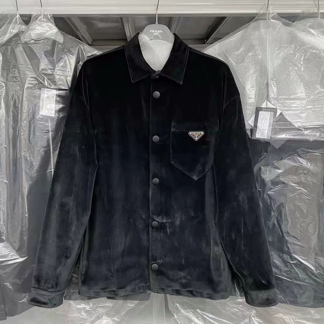 Prada Prada Velvet Corduroy Jacket 2023 Collection Size US S / EU 44-46 / 1 - 1 Preview