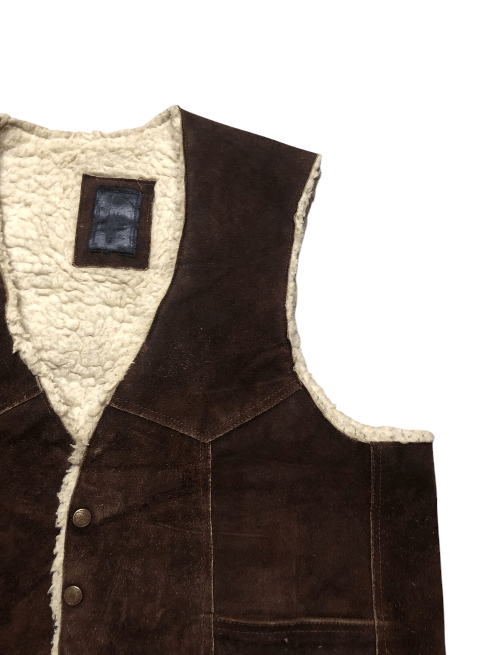 Genuine Leather × Leather × Vintage VINTAGE LEATHER MADE IN MEXICO WESTERN STYLE BROWN VEST Size US M / EU 48-50 / 2 - 4 Thumbnail
