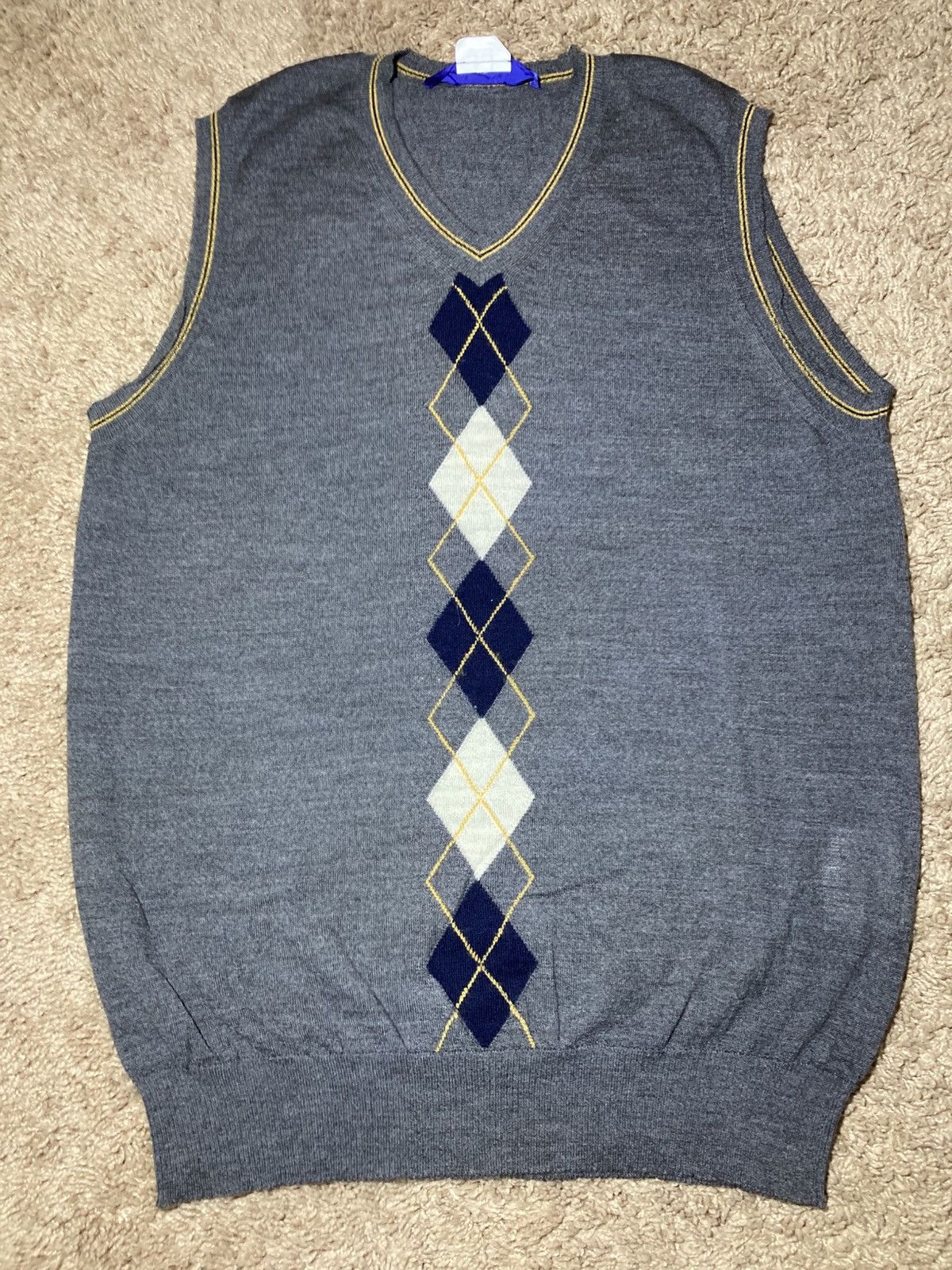 Junya Watanabe 2009 Junya Watanabe Argyle Sweater Wool Vest Man Comme Punk Size US M / EU 48-50 / 2 - 2 Thumbnail