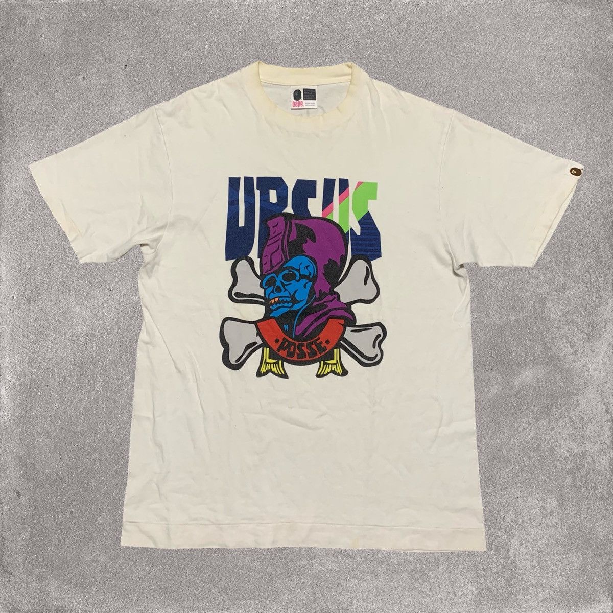Bape Bape Medium URSUS Graphic White Tee A Bathing Ape Vintage Size US M / EU 48-50 / 2 - 1 Thumbnail
