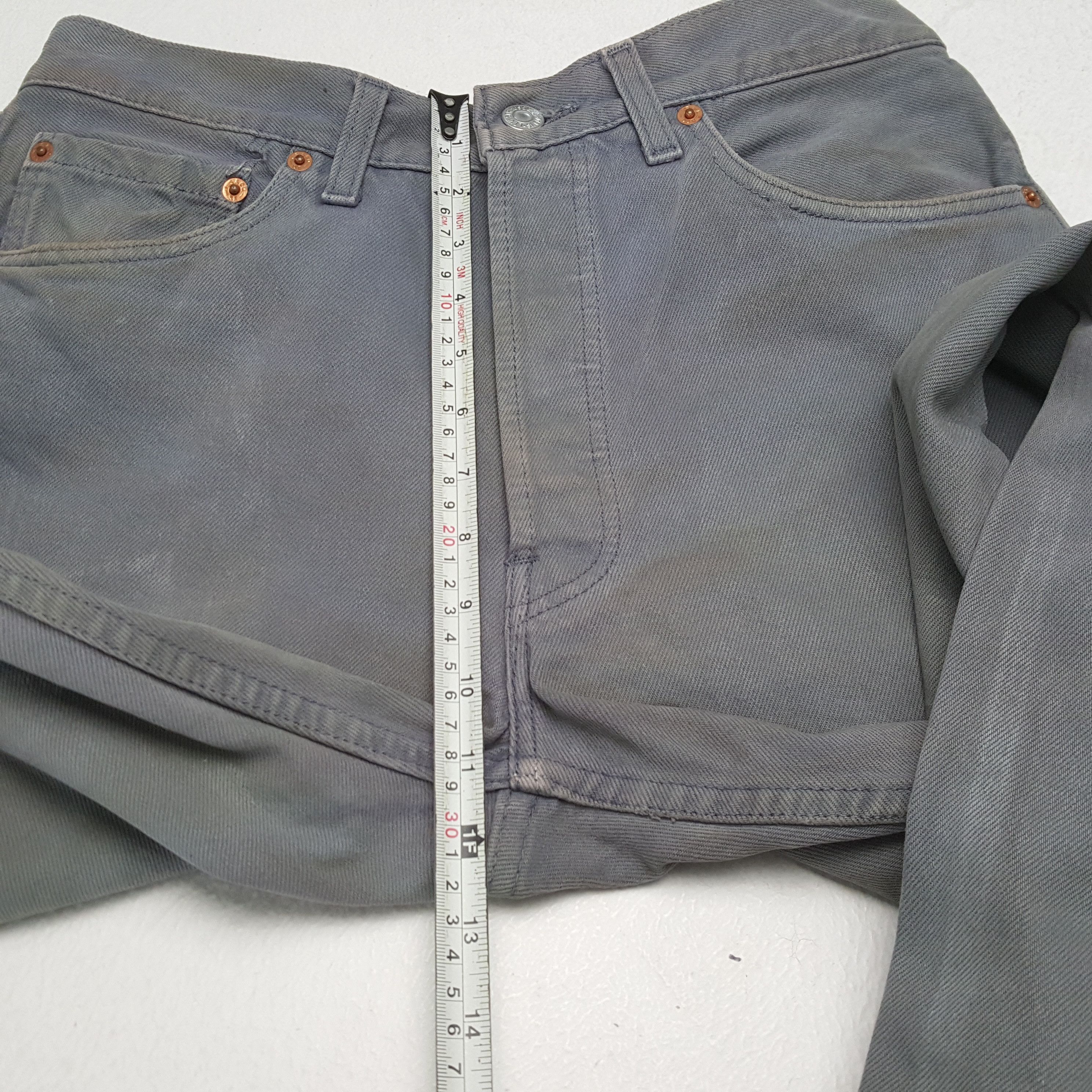 Levi's × Levi's Vintage Clothing × Vintage Vintage LEVI'S 501 American Brand Style Grey Jeans Pants Size US 29 - 8 Thumbnail