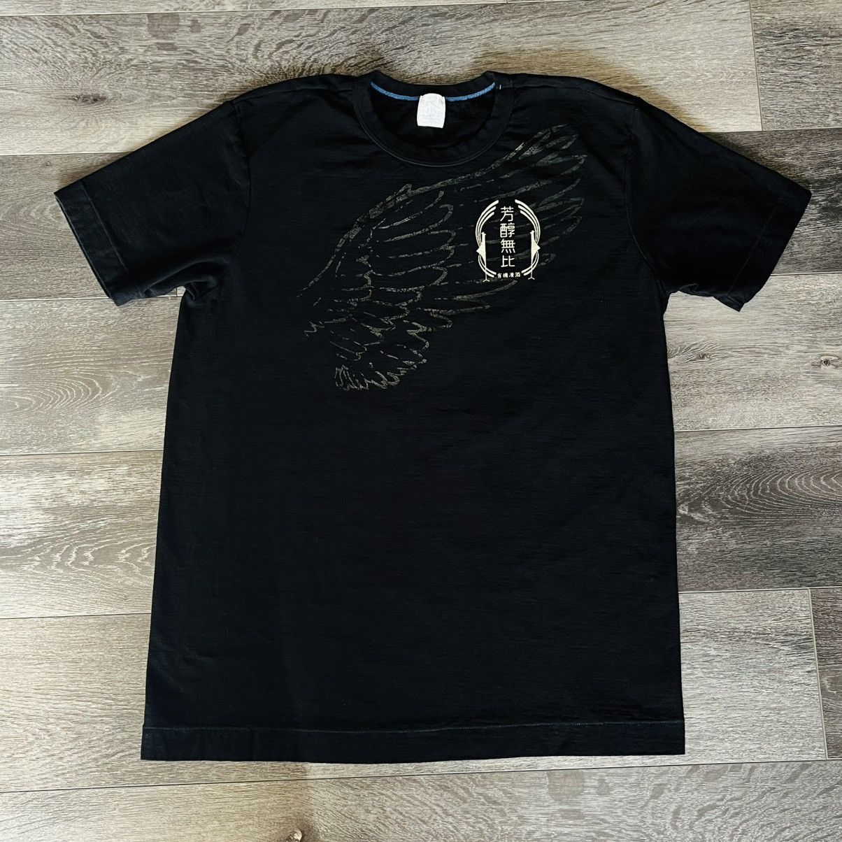 Japanese Brand Vintage Kume JP Japanese Brand Wing Graphic Logo Tee Shirt Size US L / EU 52-54 / 3 - 1 Thumbnail