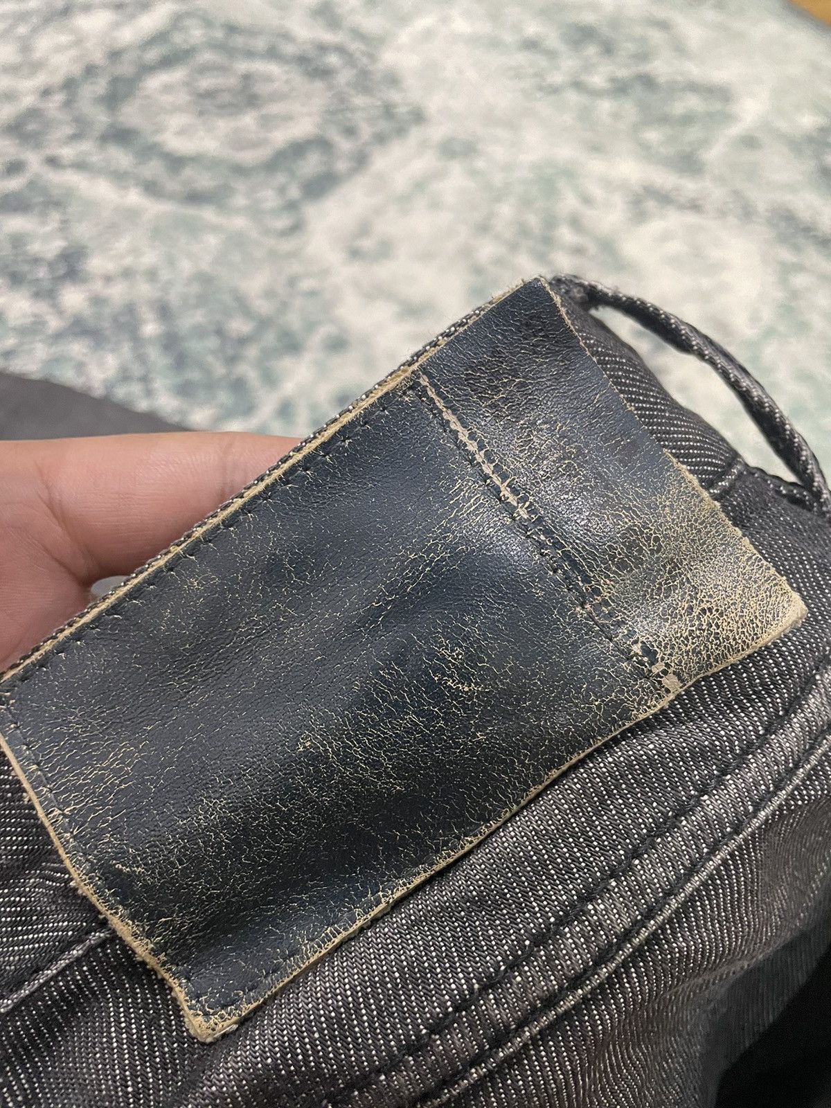 Jil Sander Jil Sander By Raf Simon Waxed Style Distressed Denim Size US 32 / EU 48 - 14 Thumbnail