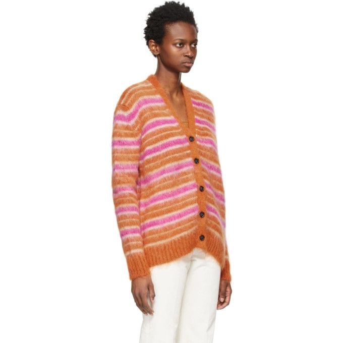 Marni o1y1125 V-neck Cardigan in Multicolor Size S / US 4 / IT 40 - 2 Thumbnail