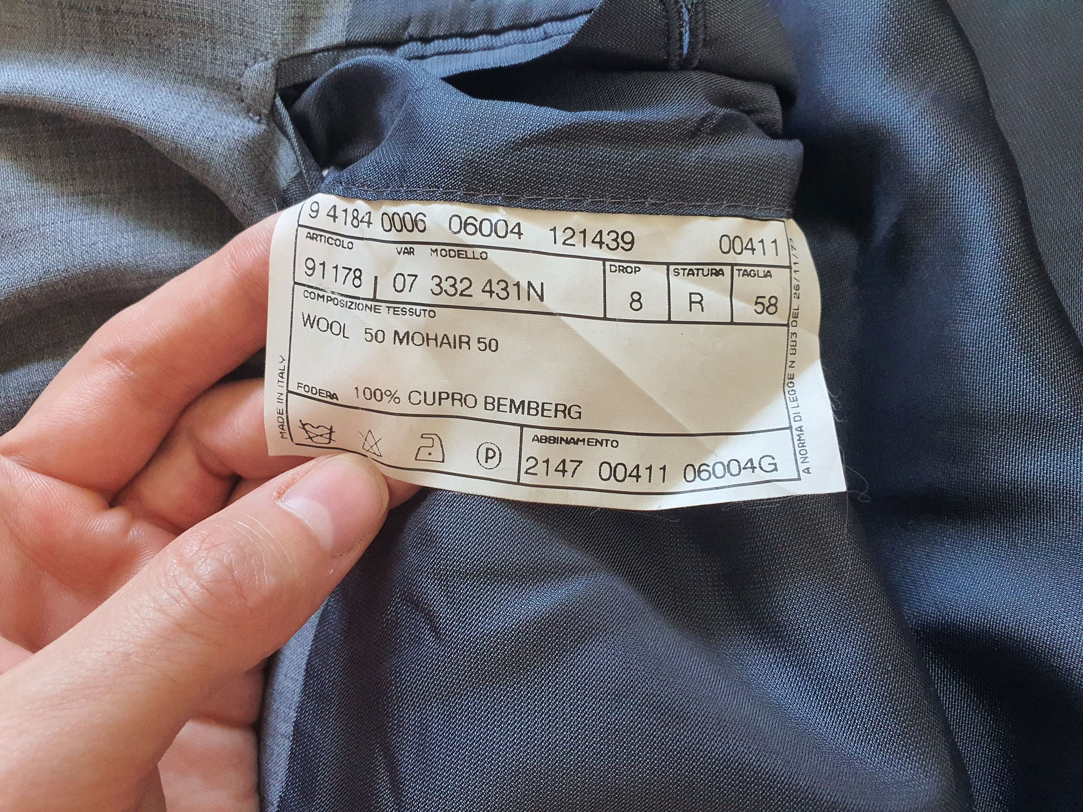 Pal Zileri Men's Sports Coat Suit Jacket - Wool & Mohair Size 48R - 7 Thumbnail