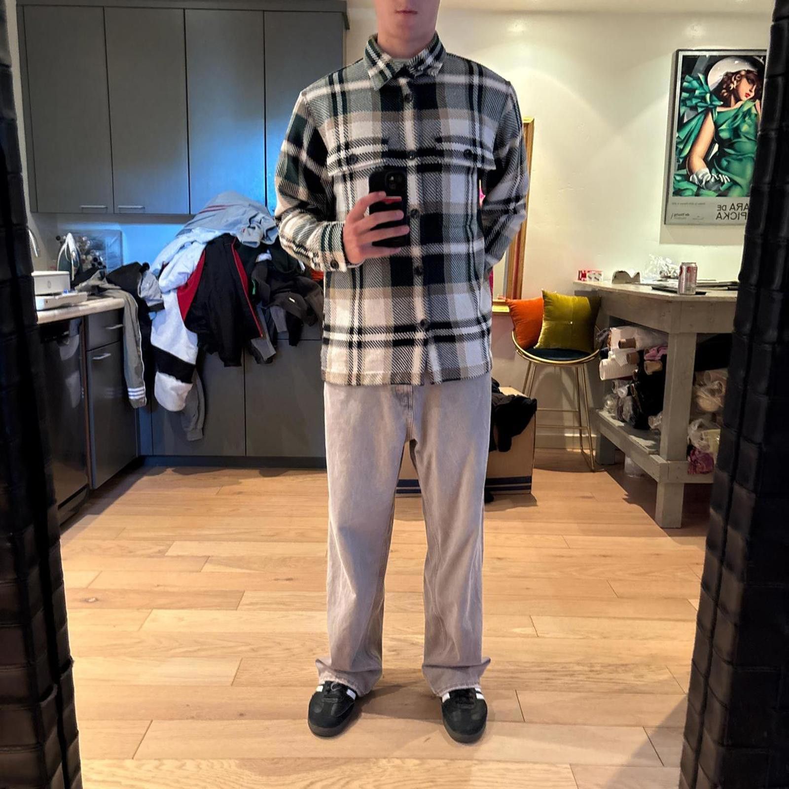 Zara ZARA Plaid Jacket Size US L / EU 52-54 / 3 - 1 Thumbnail