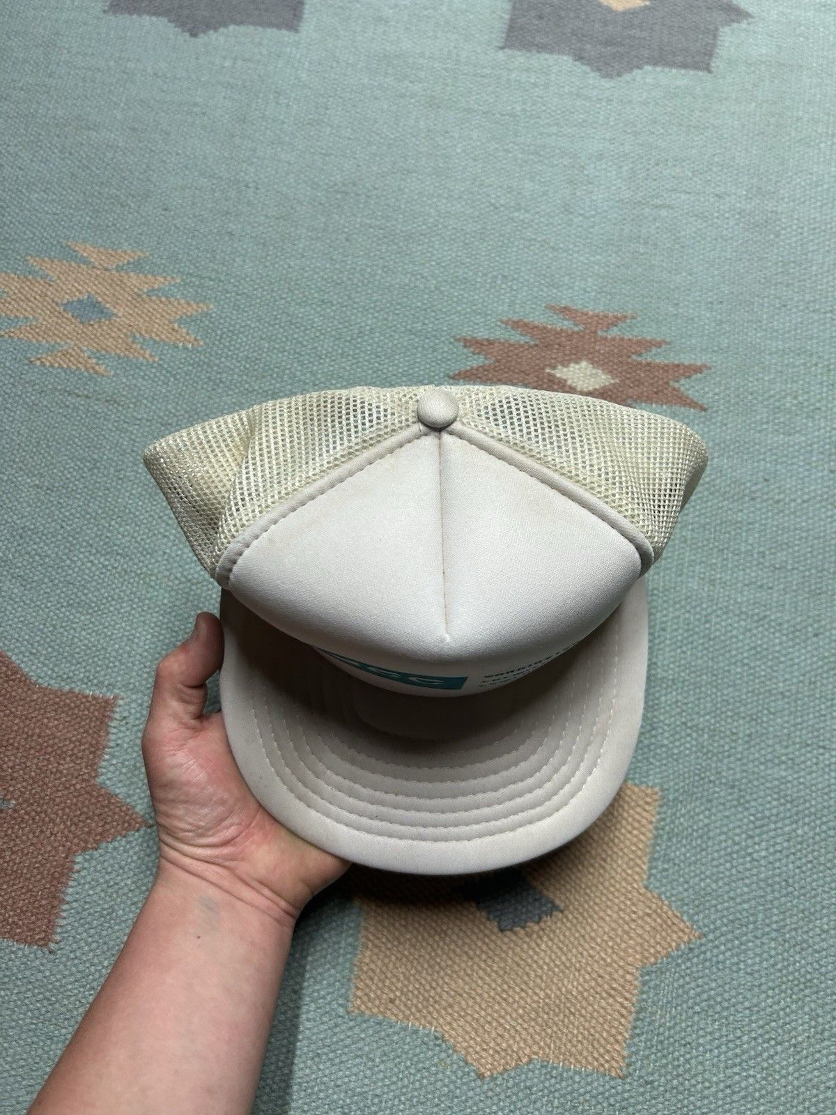 Vintage Vtg trucker hat mesh Barrington chemicals company BCC snap Size ONE SIZE - 5 Thumbnail